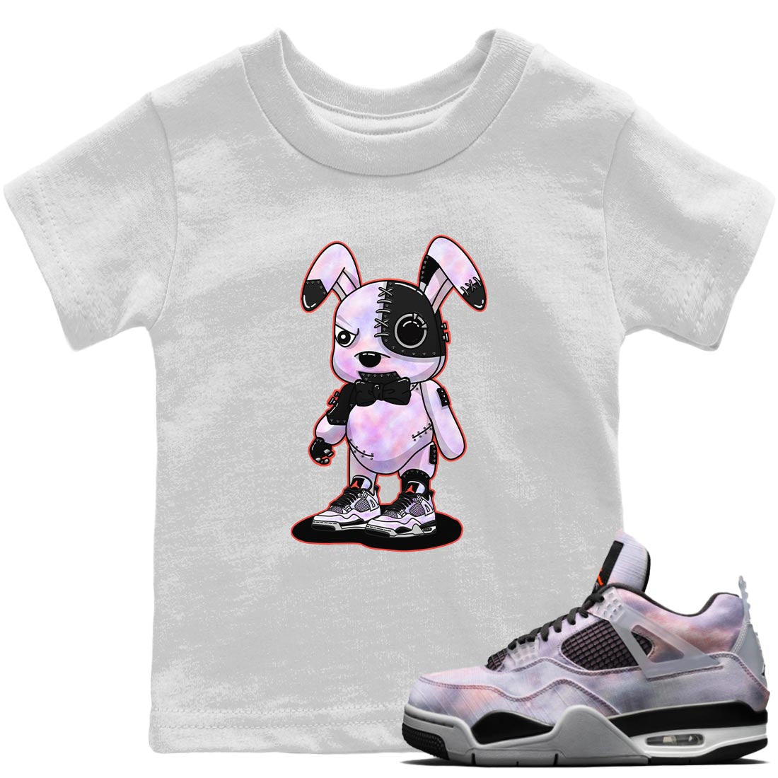 Cyborg Bunny Kids Tops - Air Jordan 4 Zen Master