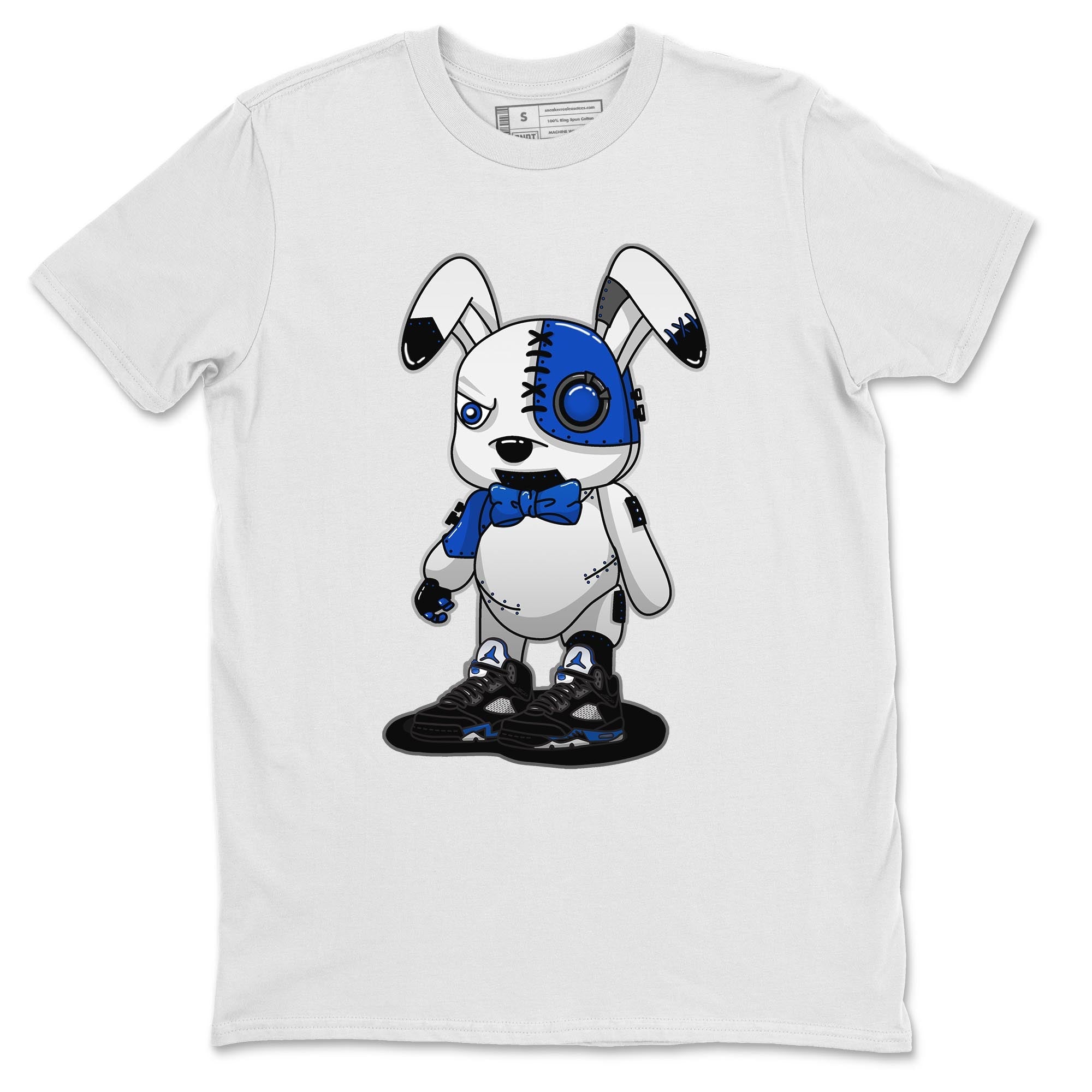Cyborg Bunny Unisex Tops - Air Jordan 5 Racer Blue