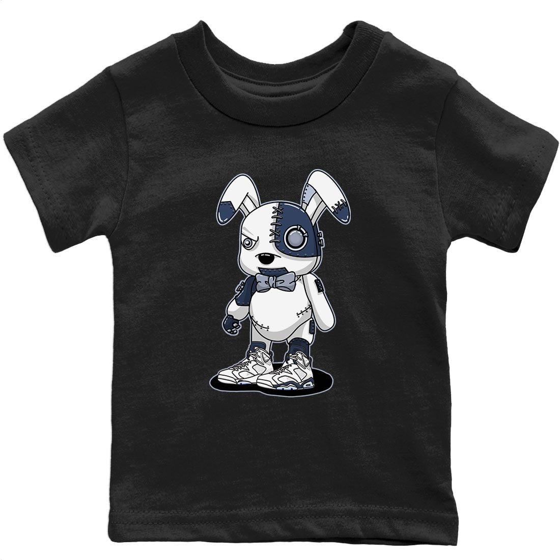 Cyborg Bunny Kids Tops - Air Jordan 6 Midnight Navy