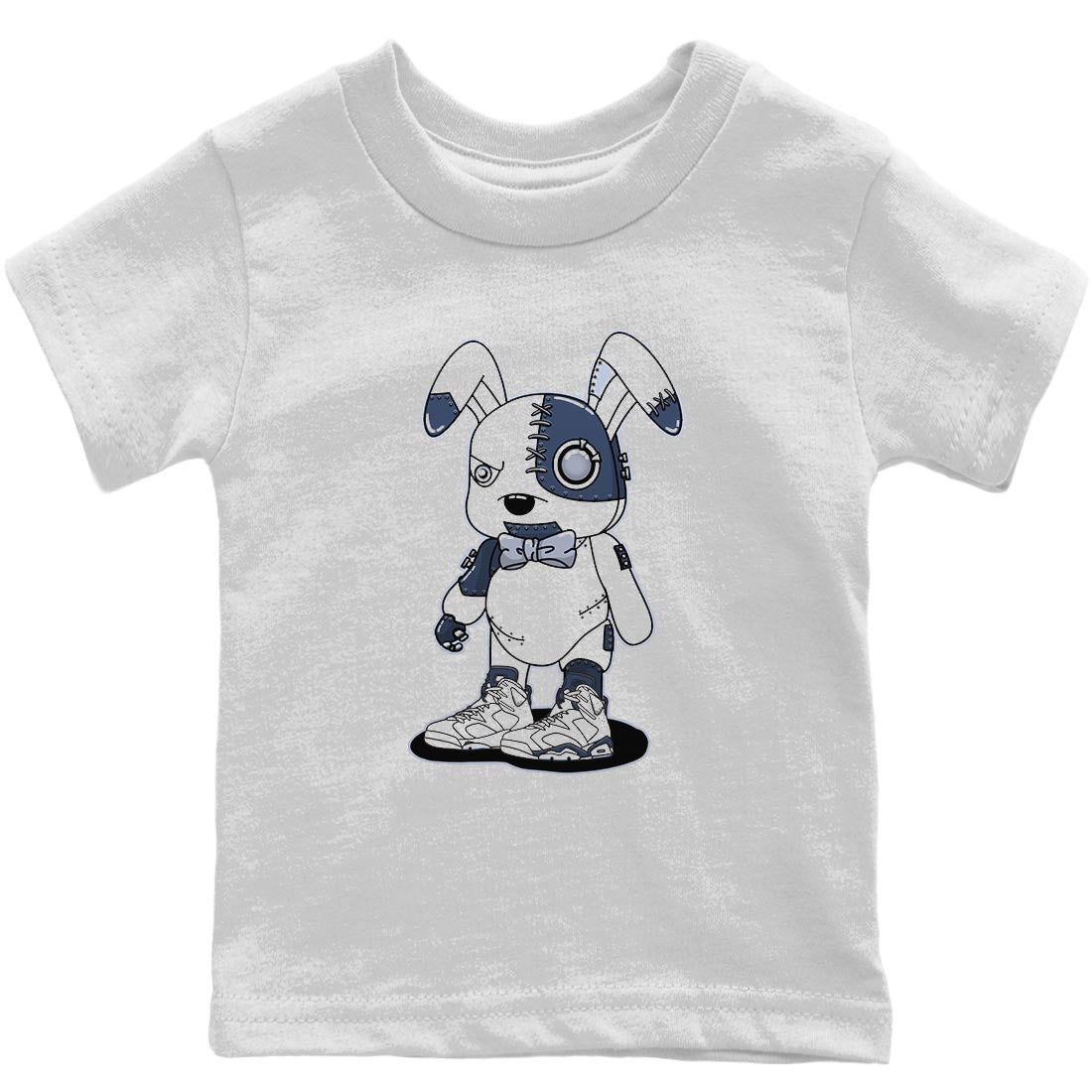 Cyborg Bunny Kids Tops - Air Jordan 6 Midnight Navy