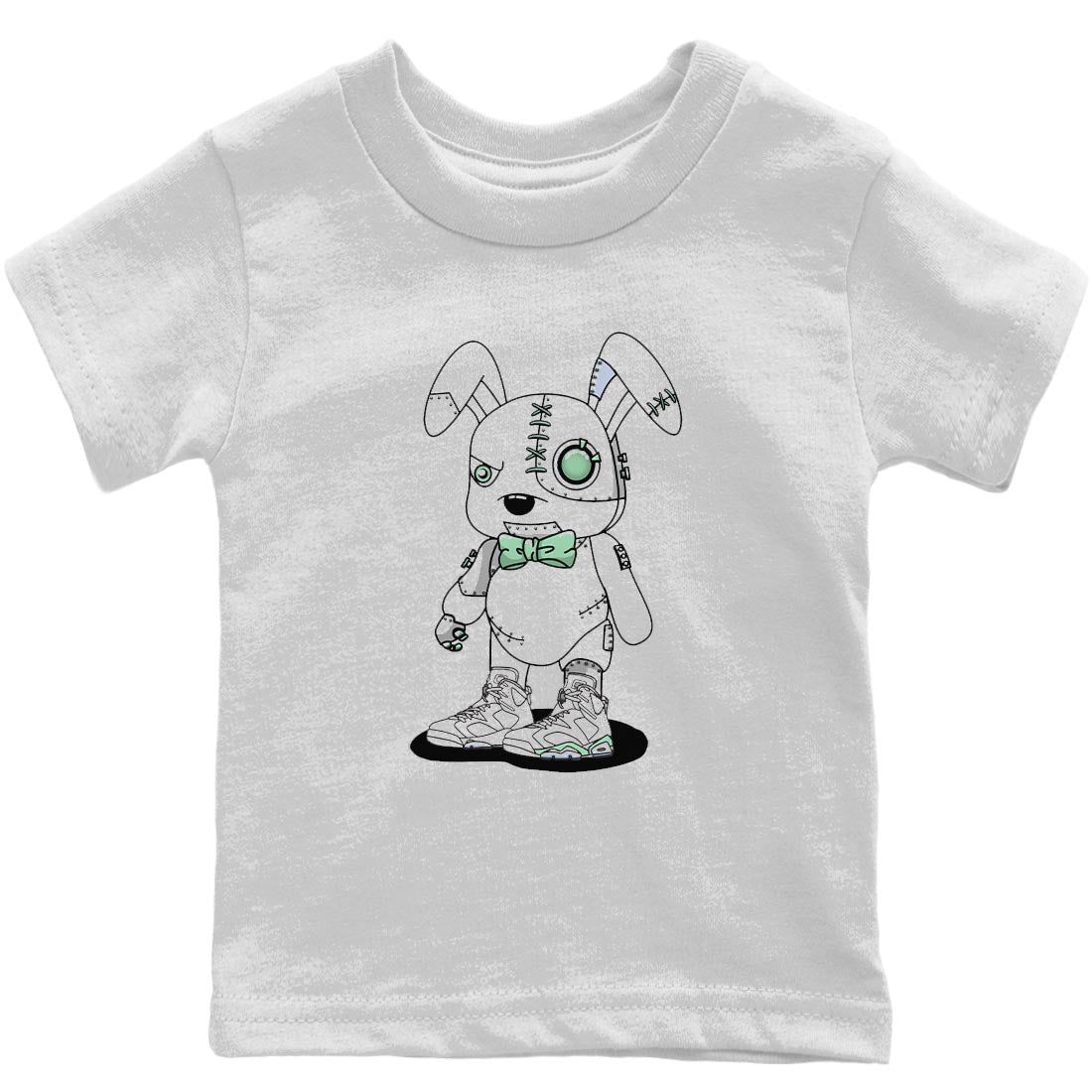 Cyborg Bunny Kids Tops - Air Jordan 6 Mint Foam