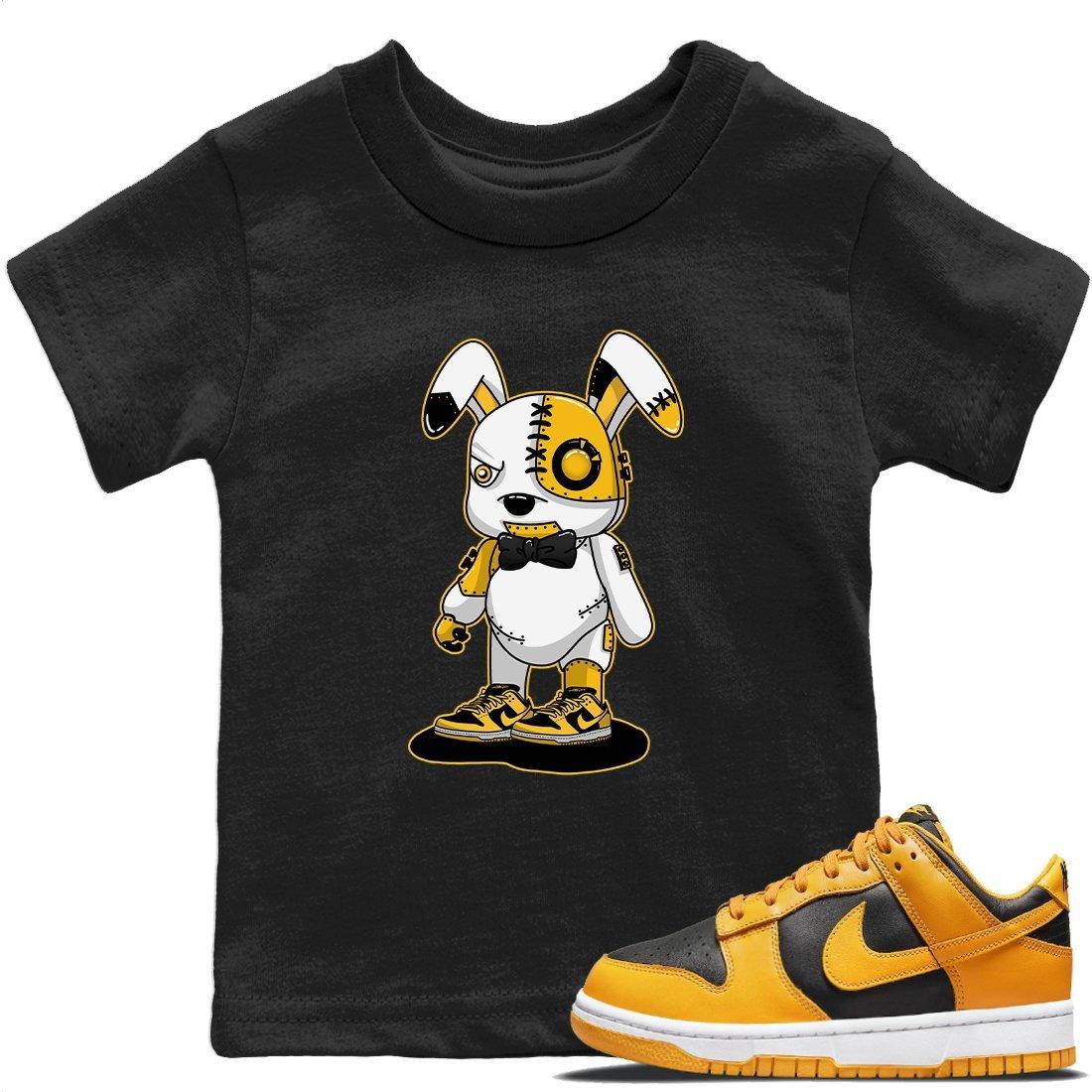 Cyborg Bunny Kids Tops - Dunk Championship Goldenrod