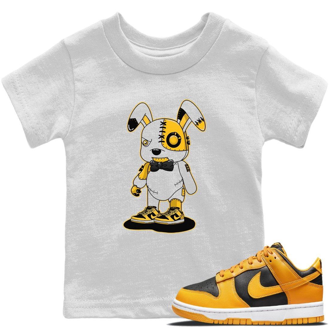 Cyborg Bunny Kids Tops - Dunk Championship Goldenrod