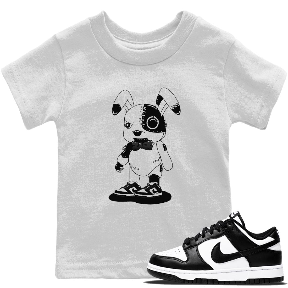 Cyborg bunny Kids Tops - Dunk Panda