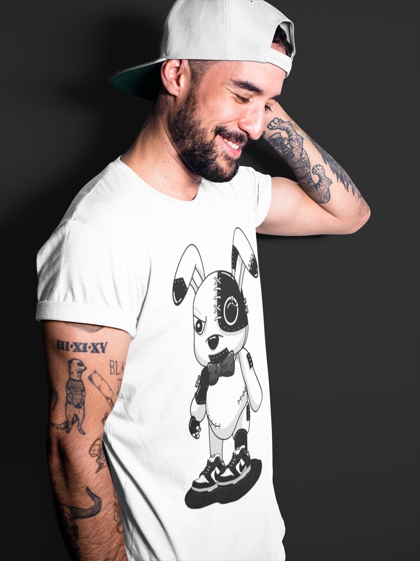 Cyborg bunny Unisex Tops - Dunk Panda