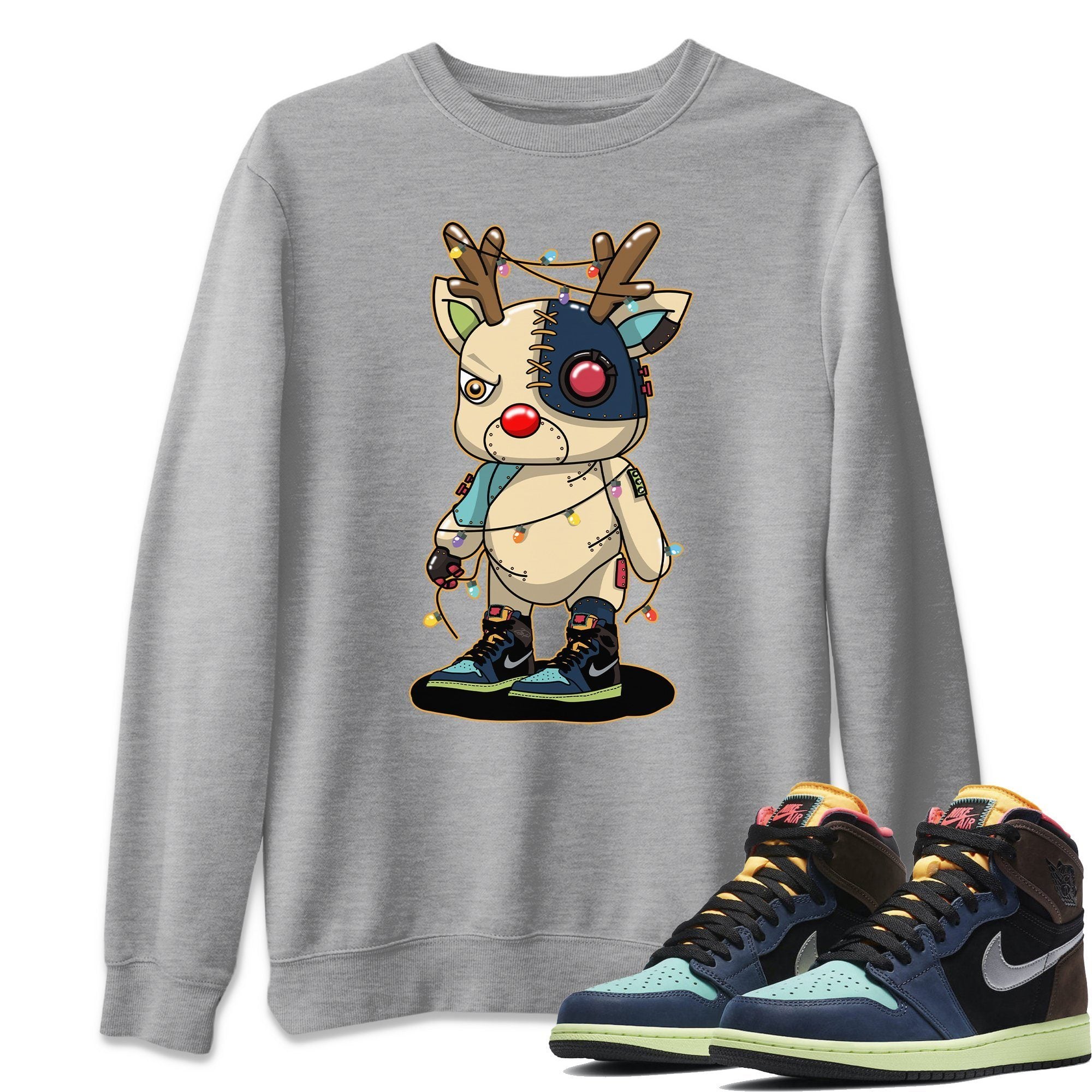 Cyborg Reindeer Unisex Tops - Air Jordan 1 Bio Hack