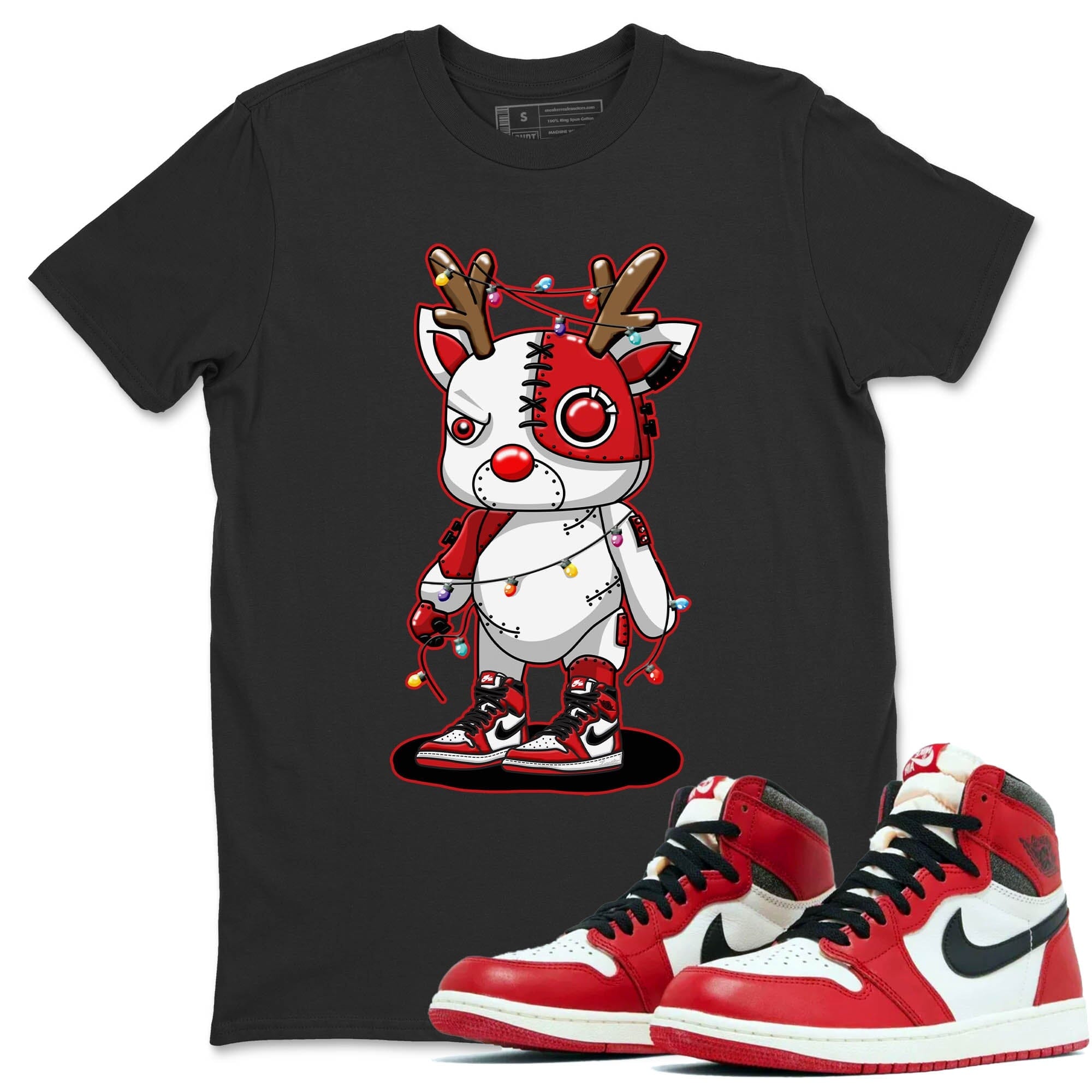 Cyborg Reindeer Unisex Tops - Air Jordan 1 Lost & Found