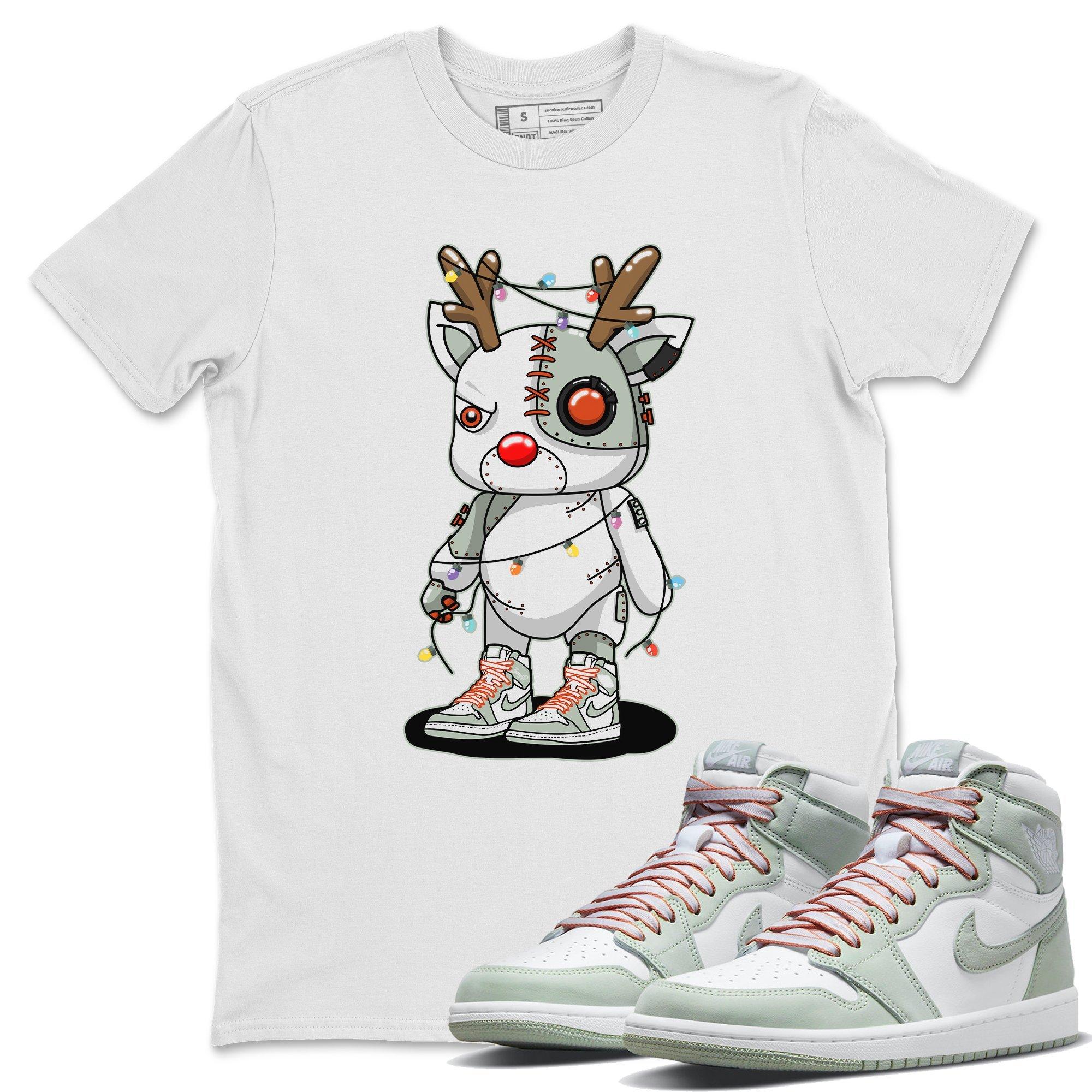 Cyborg Reindeer Unisex Tops - Air Jordan 1 Seafoam