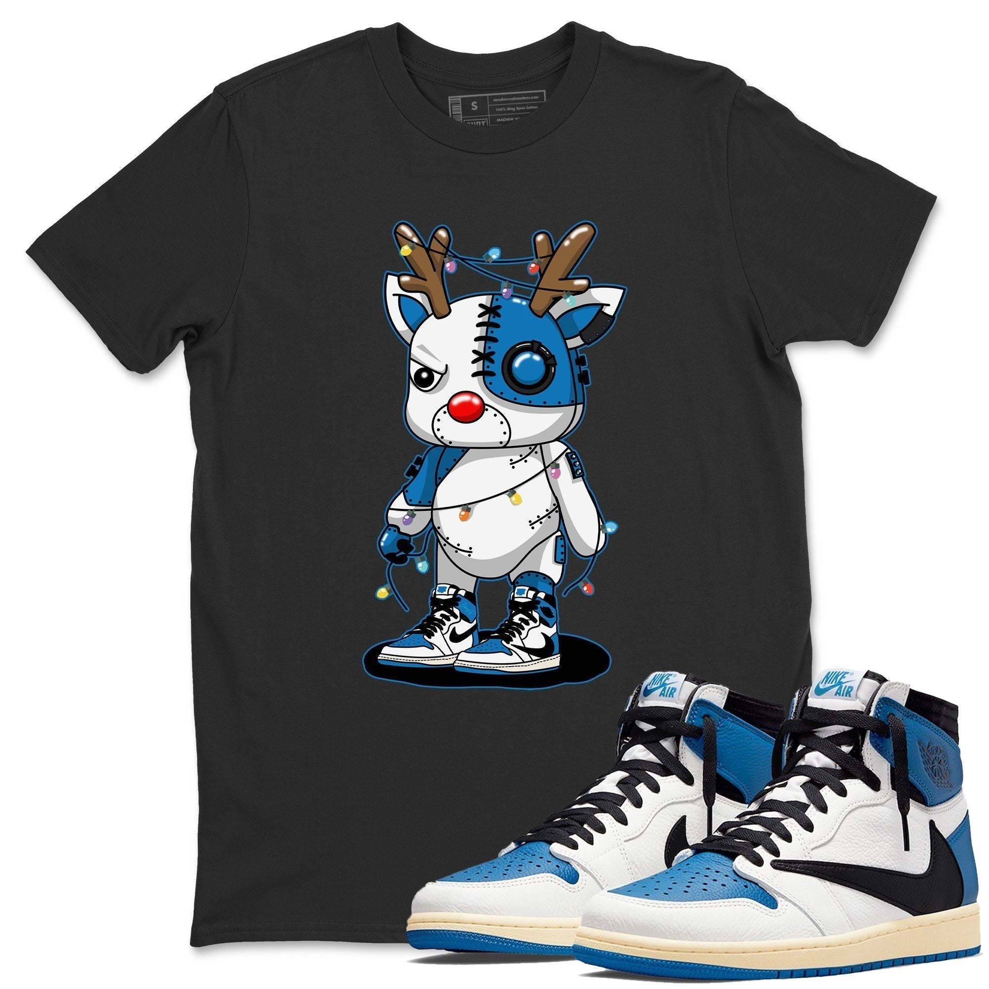 Cyborg Reindeer Unisex Tops - Air Jordan 1 Travis Scott