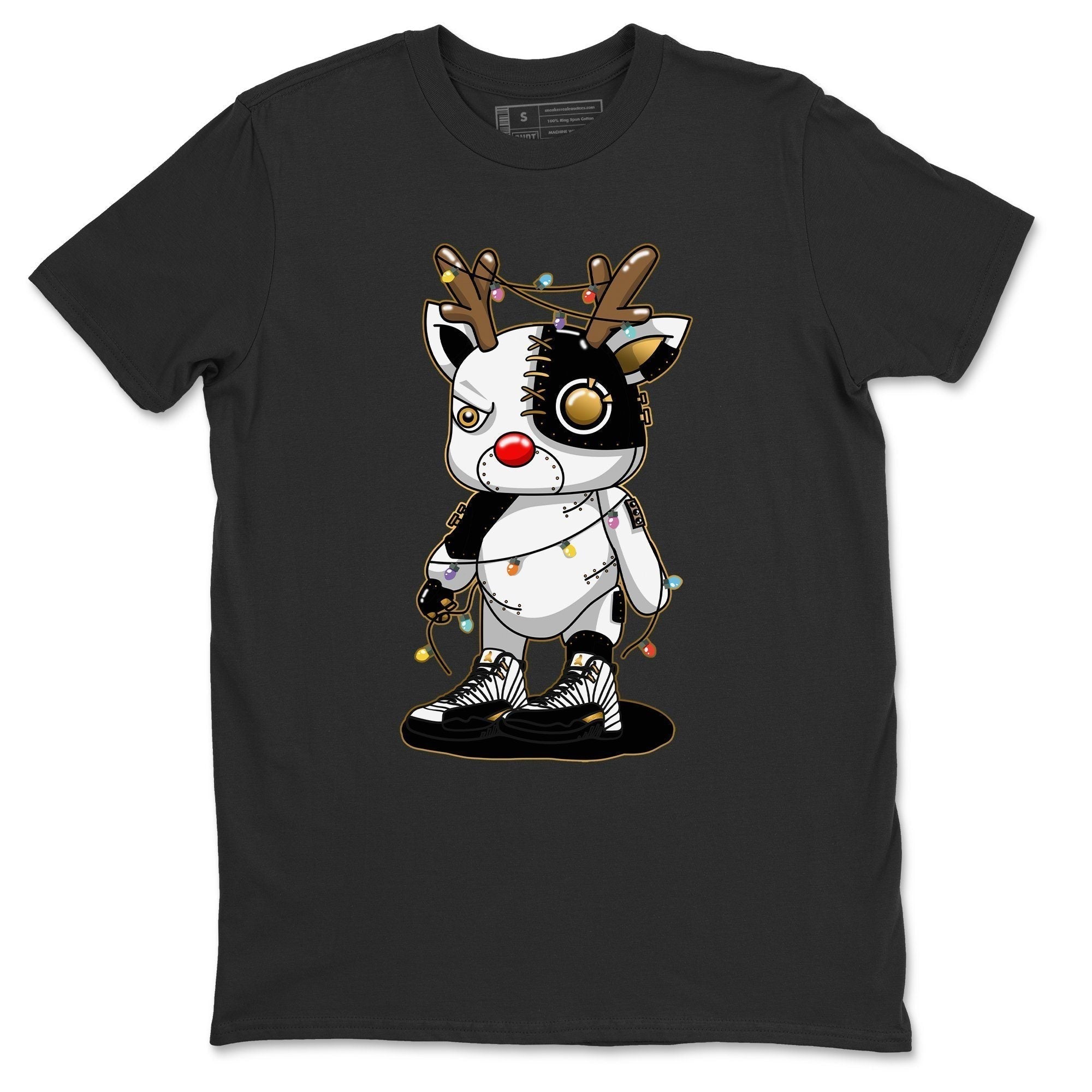 Cyborg Reindeer Unisex Tops - Air Jordan 12 Royalty