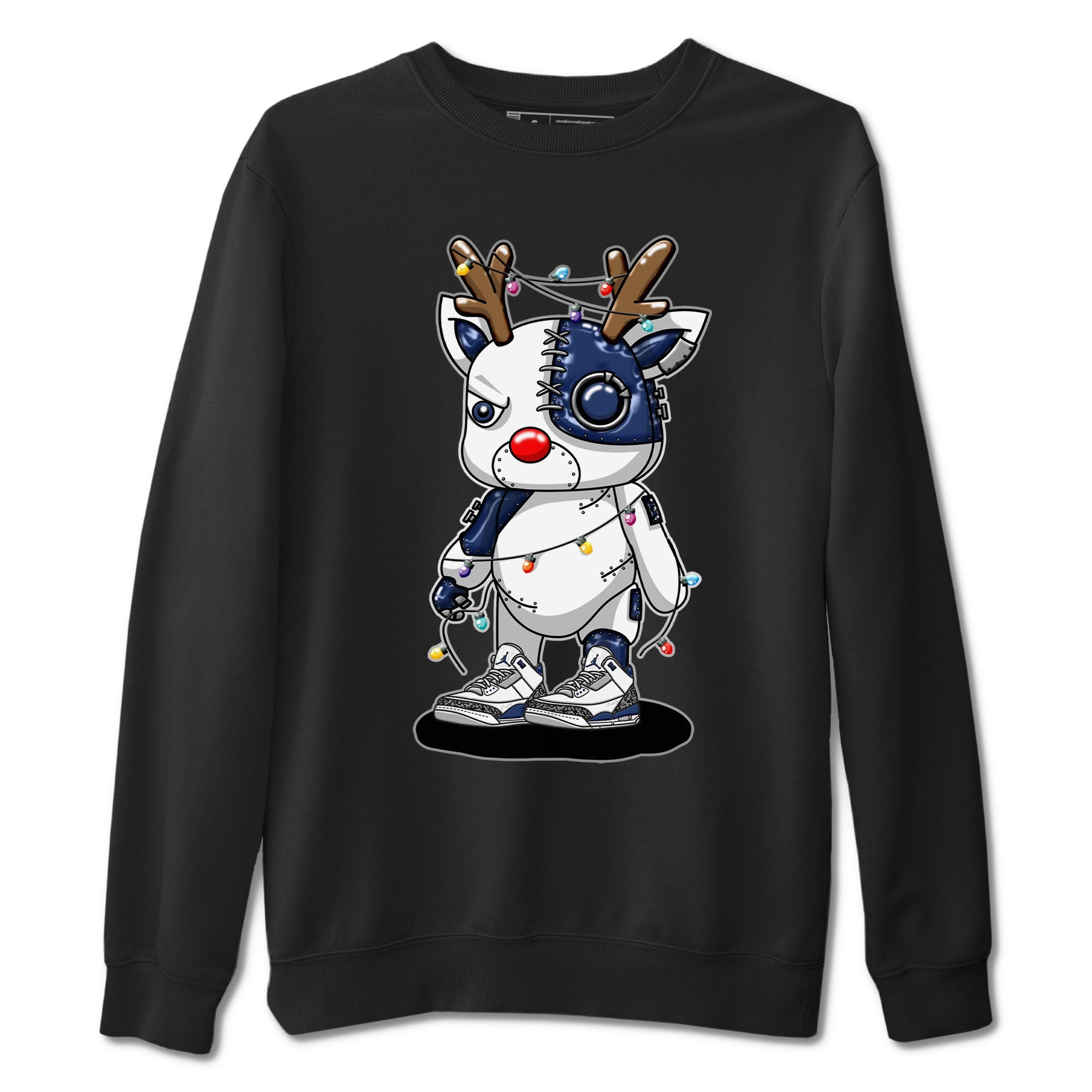 Cyborg Reindeer snkmatch Tees - Air Jordan 3 Midnight Navy 2023