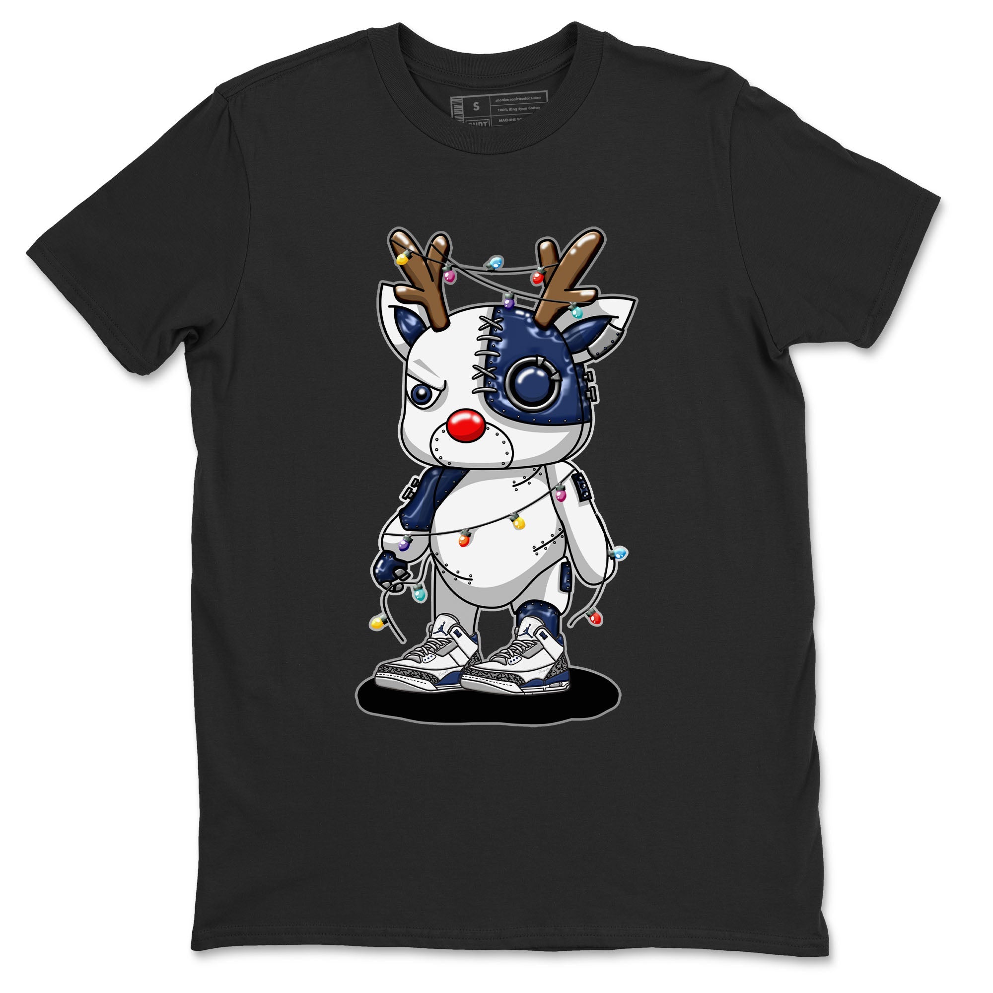 Cyborg Reindeer snkmatch Tees - Air Jordan 3 Midnight Navy 2023