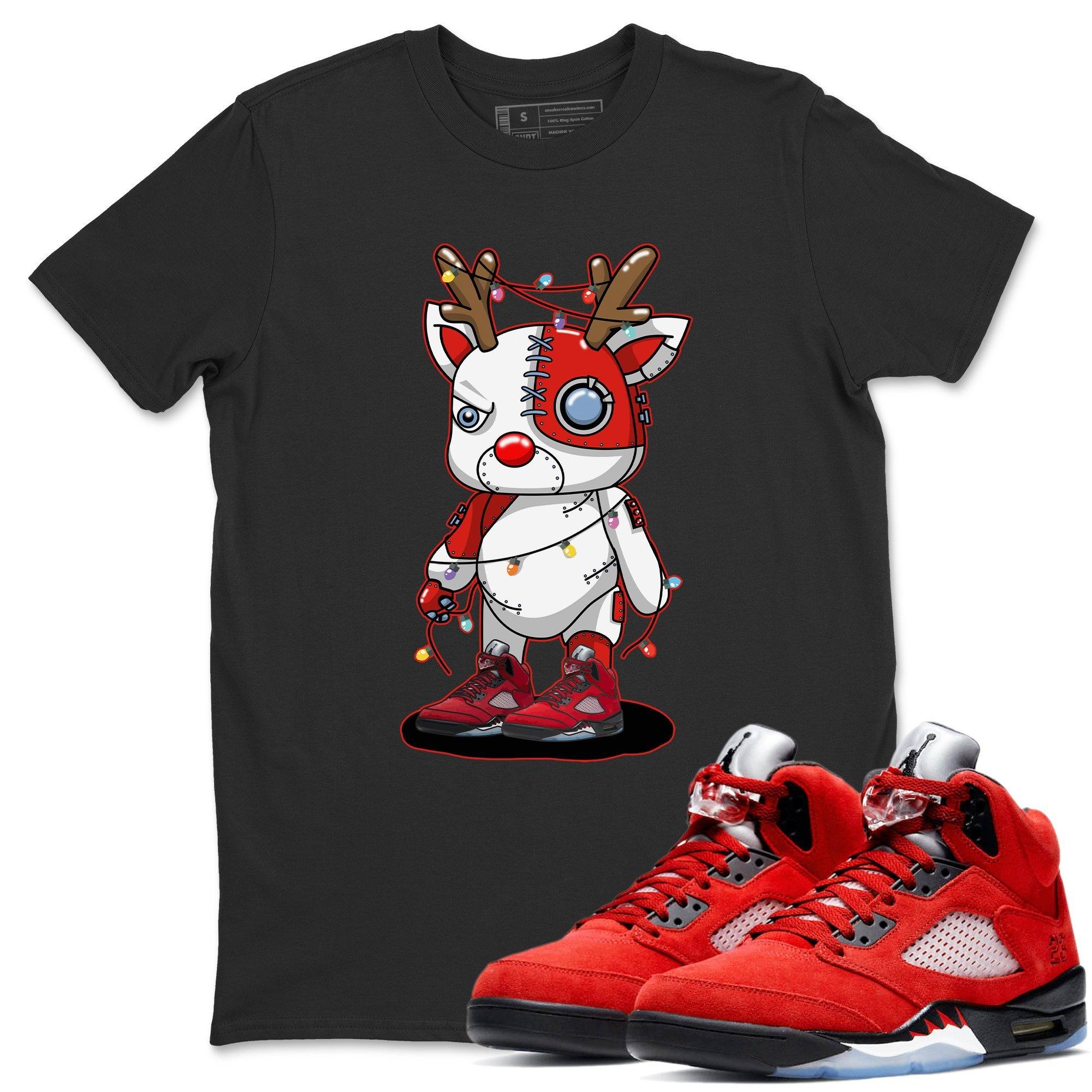 Cyborg Reindeer Unisex Tops - Air Jordan 5 Raging Bull