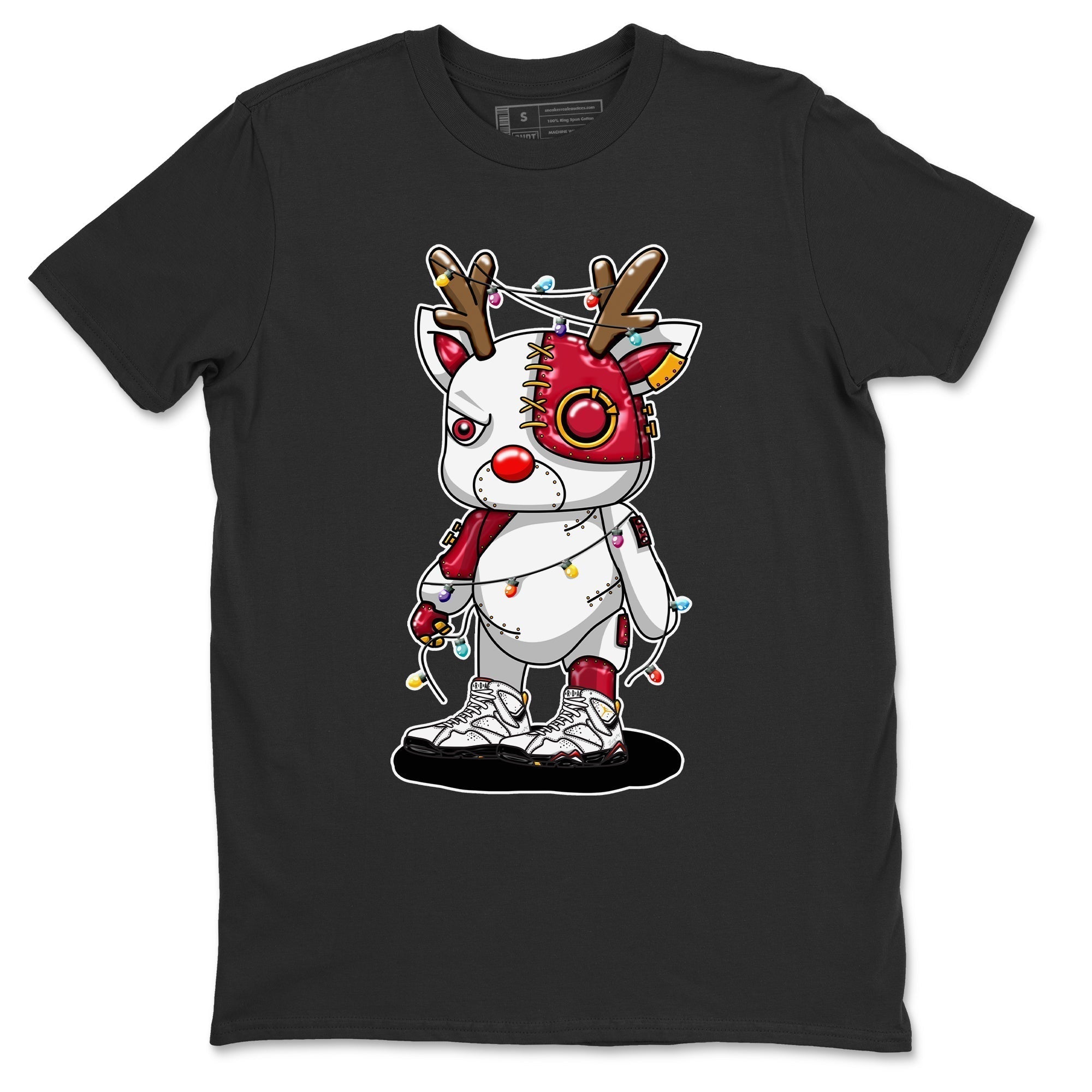 Cyborg Reindeer Unisex Tops - Air Jordan 7 Cardinal