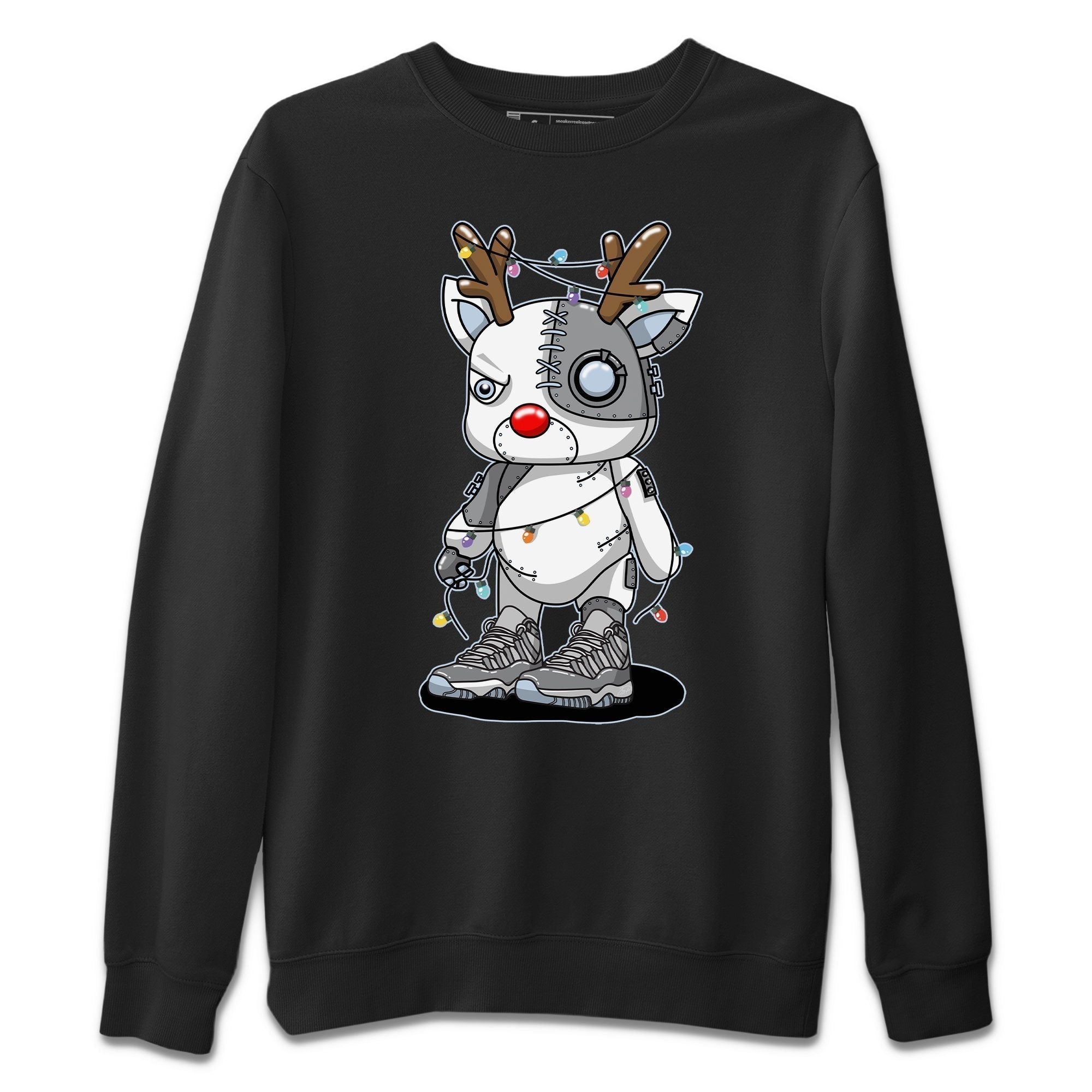 Cyborg Reindeer Unisex Tops - Air Jordan 11 Cool Grey