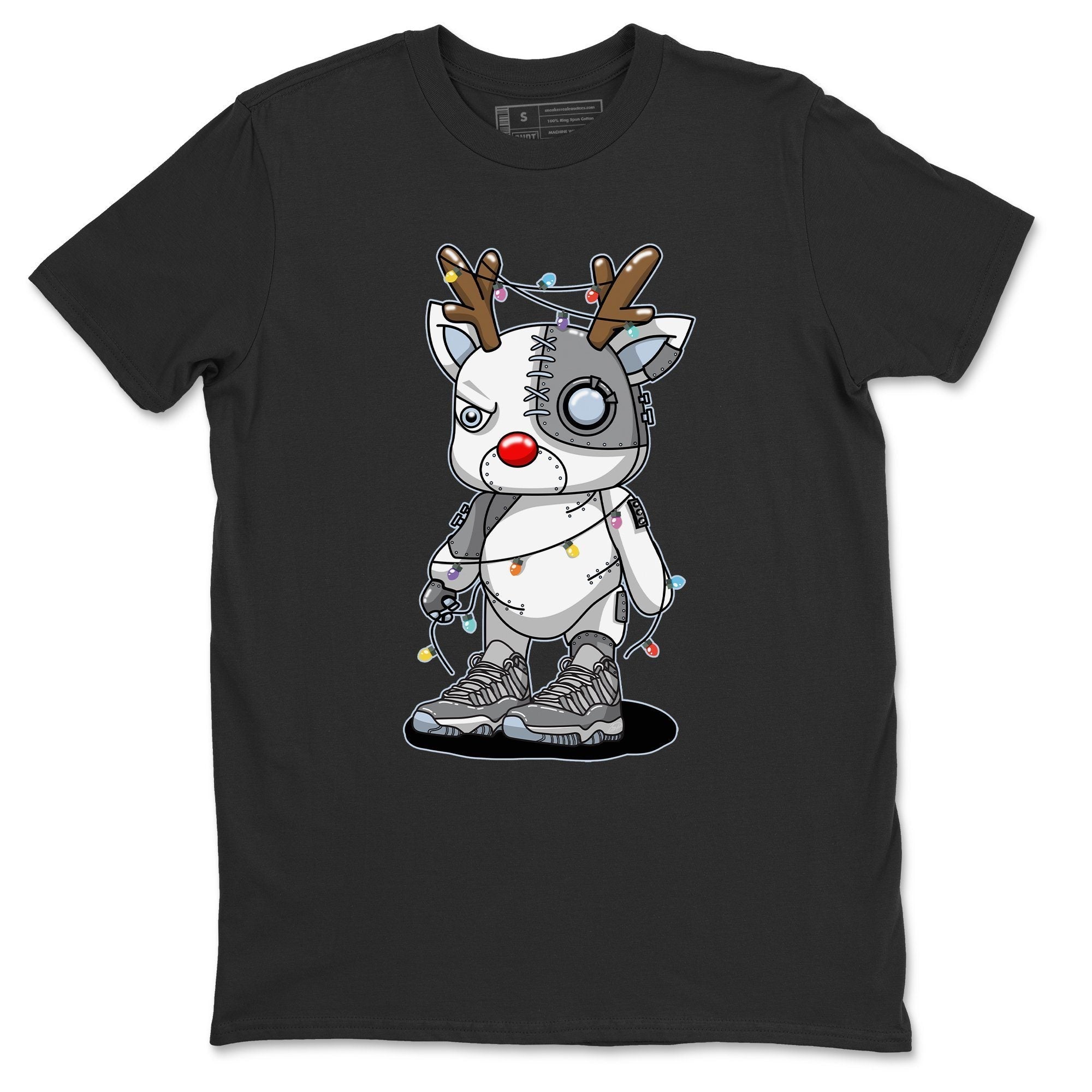 Cyborg Reindeer Unisex Tops - Air Jordan 11 Cool Grey