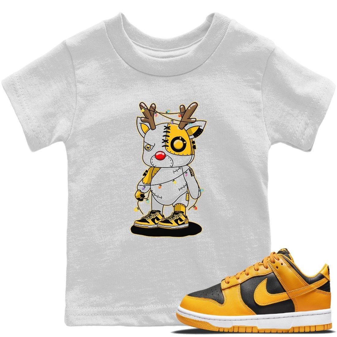 Cyborg Reindeer Kids Tops - Dunk Championship Goldenrod