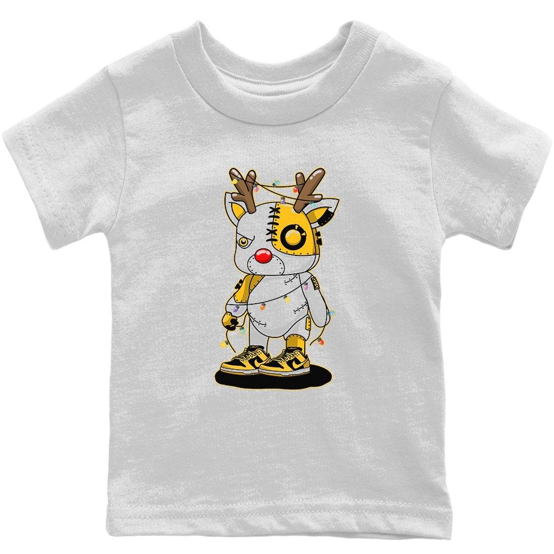 Cyborg Reindeer Kids Tops - Dunk Championship Goldenrod