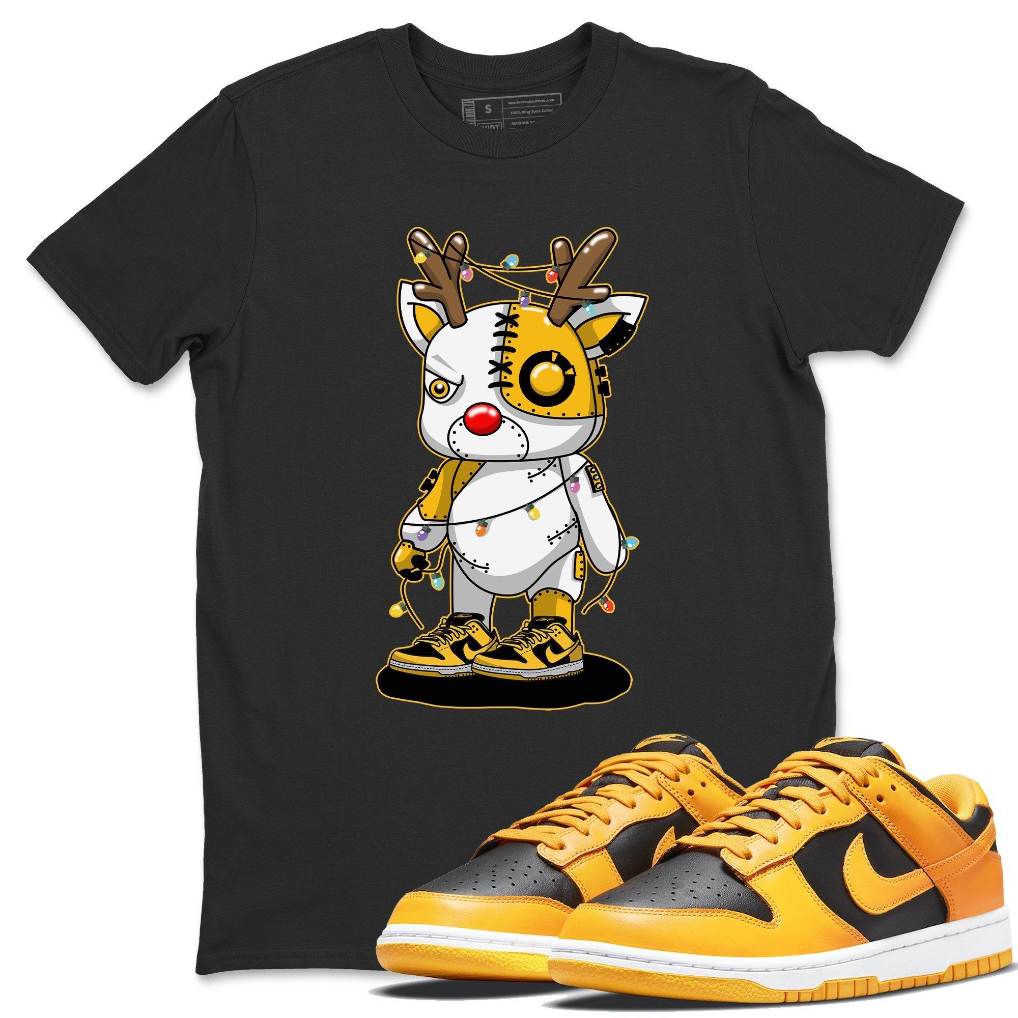 Cyborg Reindeer Unisex Tops - Dunk Championship Goldenrod