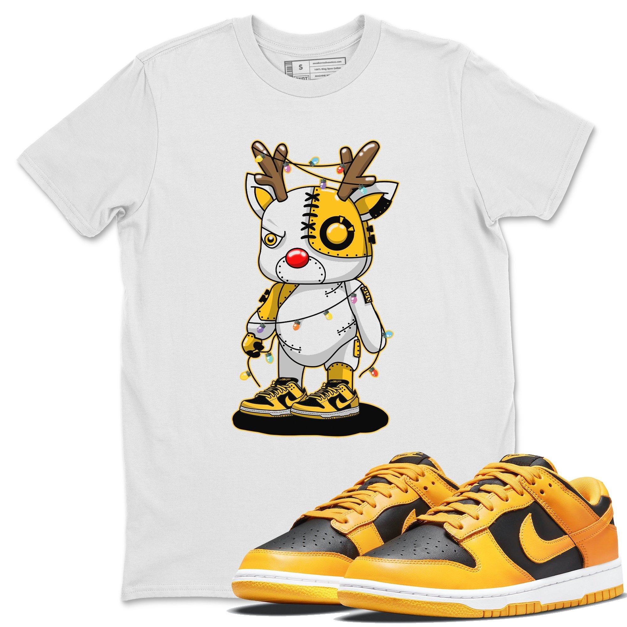Cyborg Reindeer Unisex Tops - Dunk Championship Goldenrod