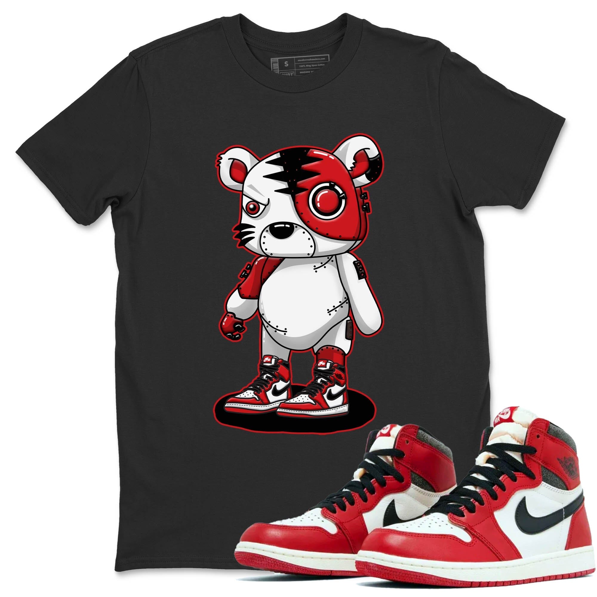 Cyborg Tiger Unisex Tops - Air Jordan 1 Lost & Found