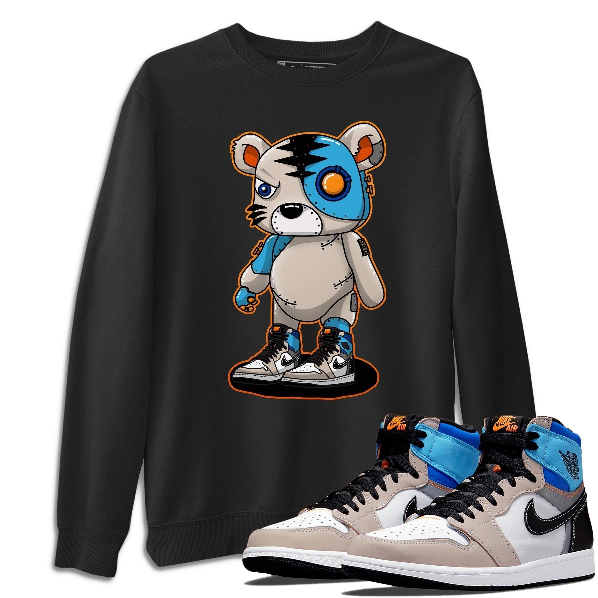 Cyborg Tiger Unisex Tops - Air Jordan 1 Prototype