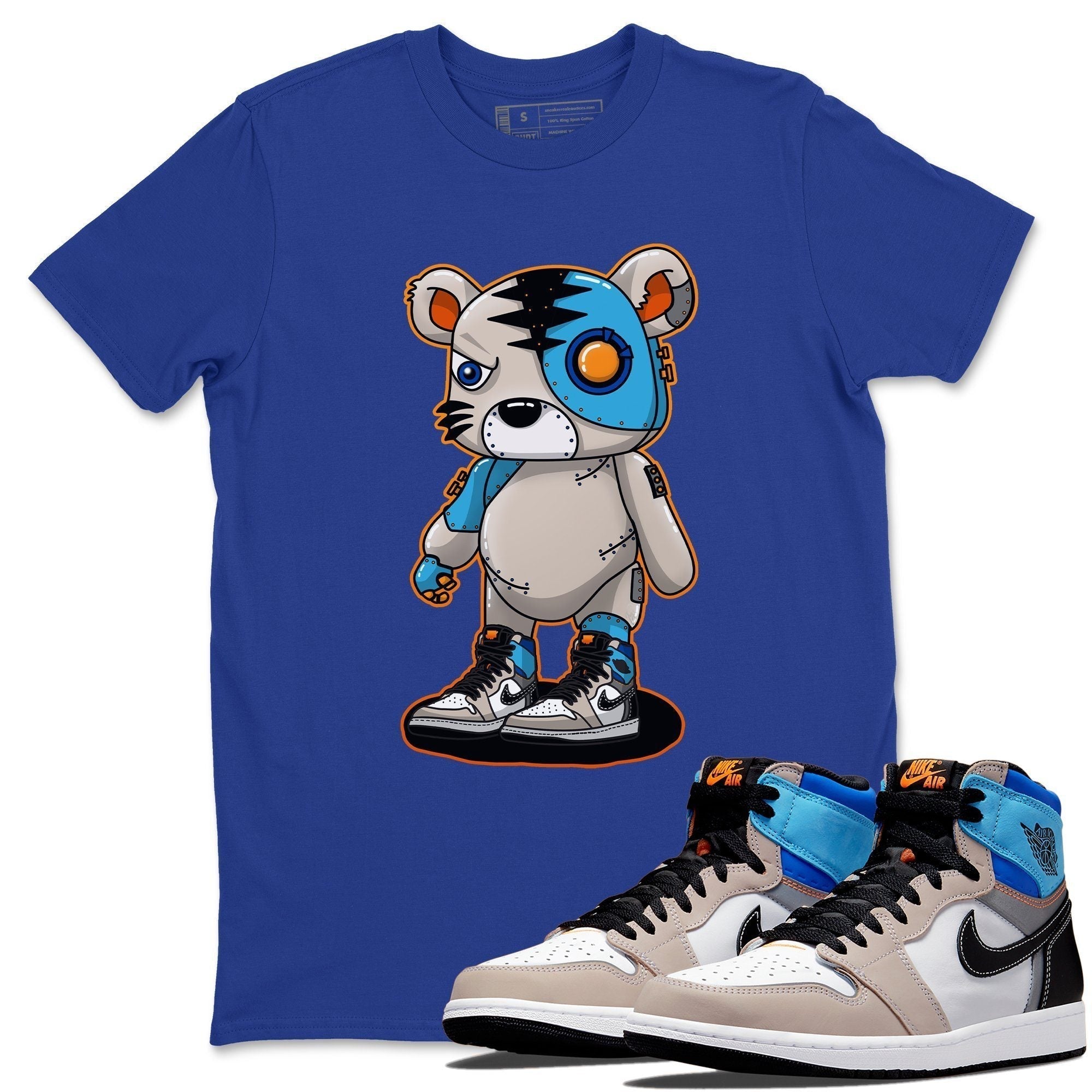 Cyborg Tiger Unisex Tops - Air Jordan 1 Prototype