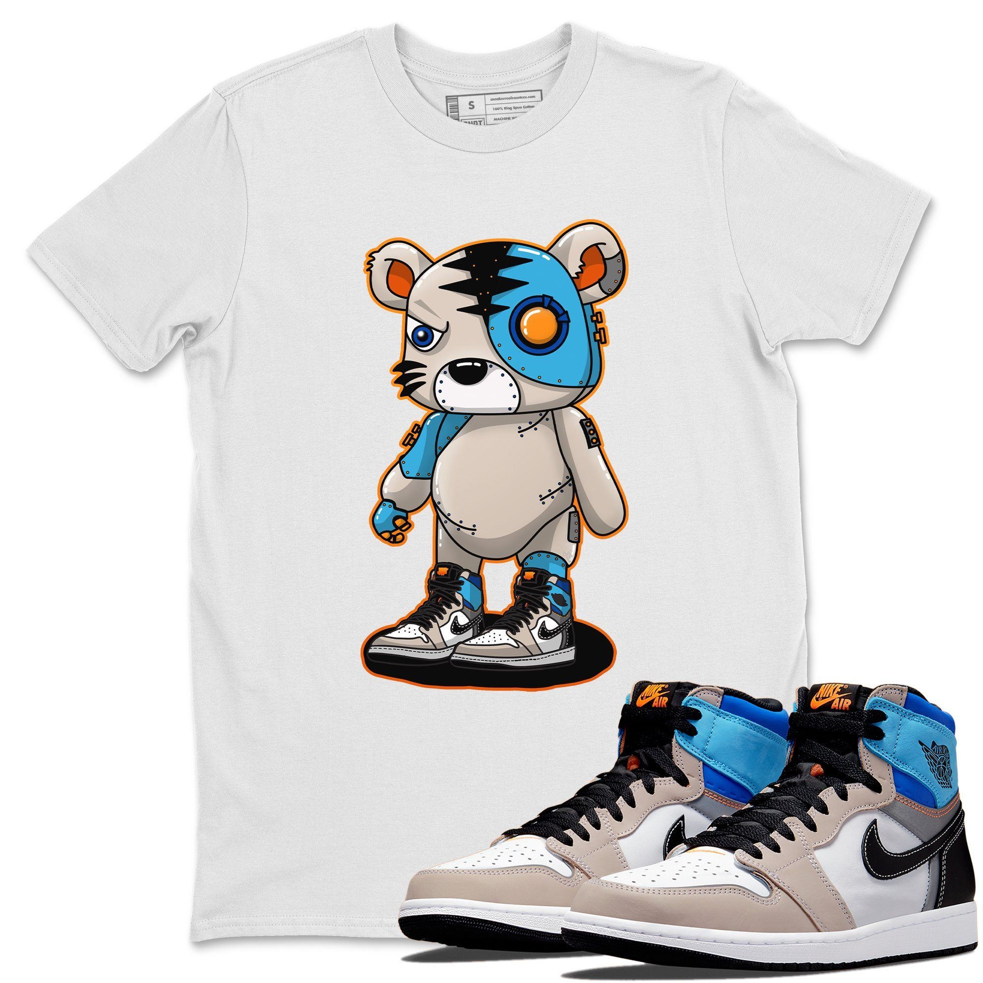 Cyborg Tiger Unisex Tops - Air Jordan 1 Prototype