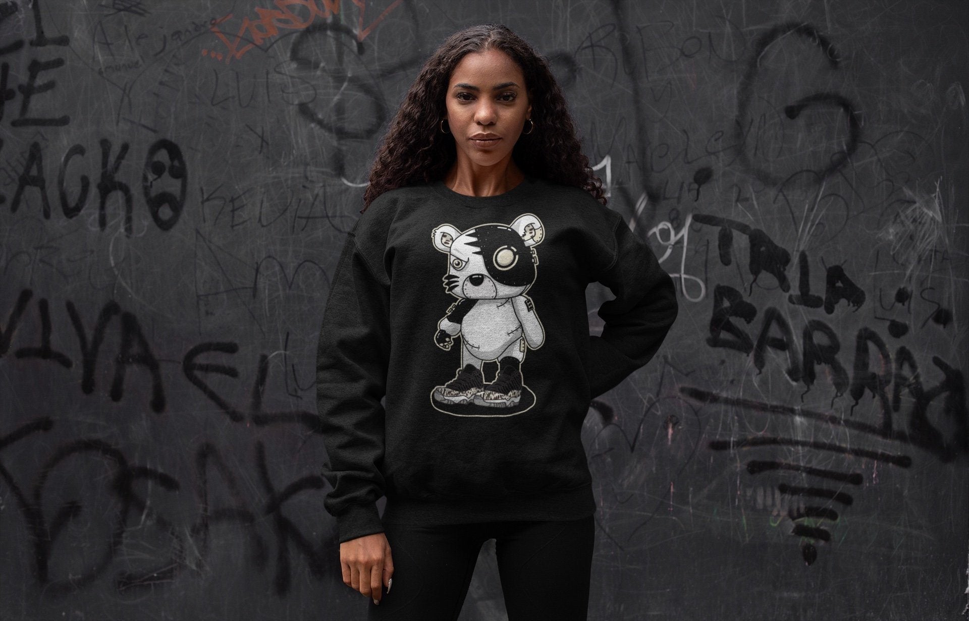 Cyborg Tiger Unisex Tops - Air Jordan 11 Animal Instinct
