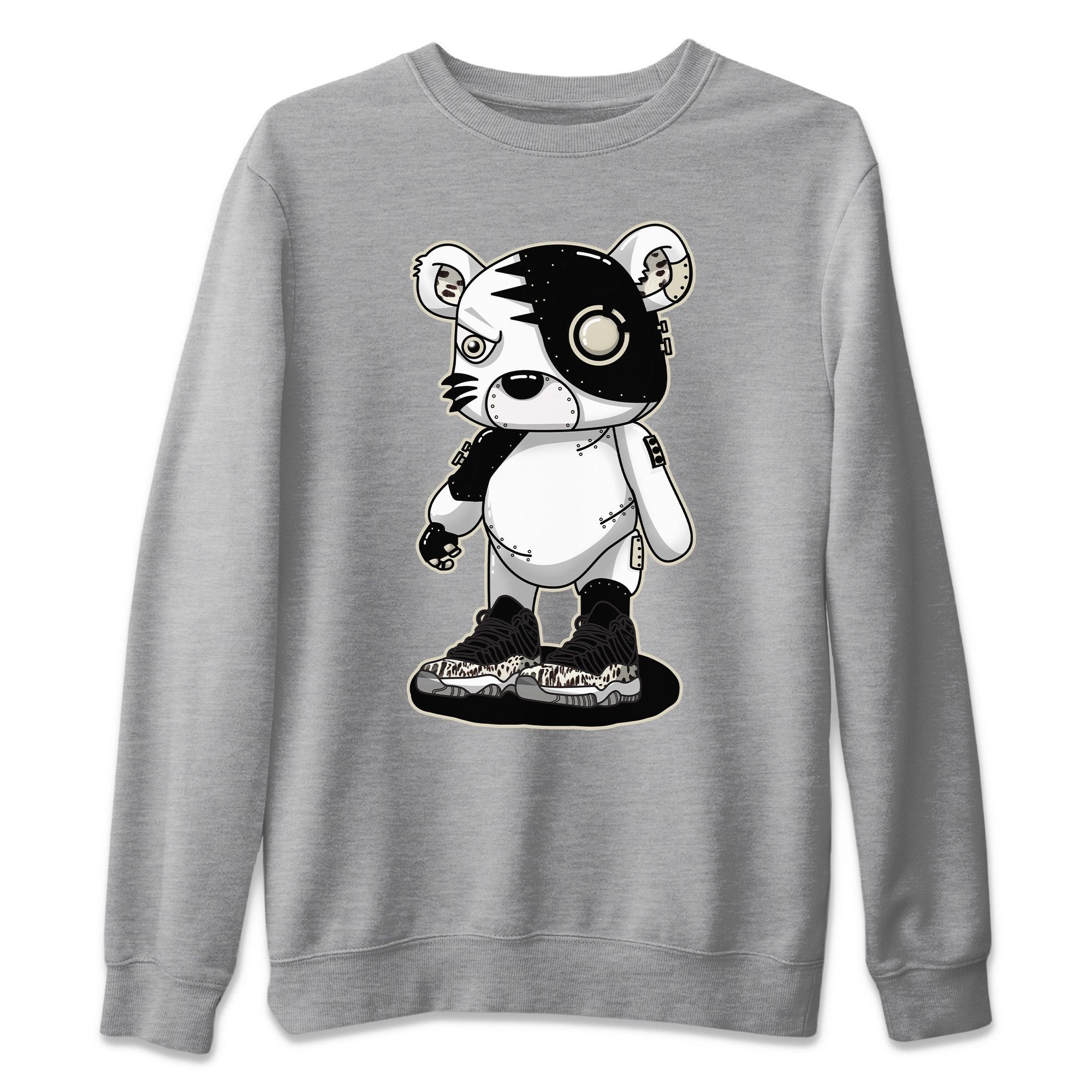 Cyborg Tiger Unisex Tops - Air Jordan 11 Animal Instinct