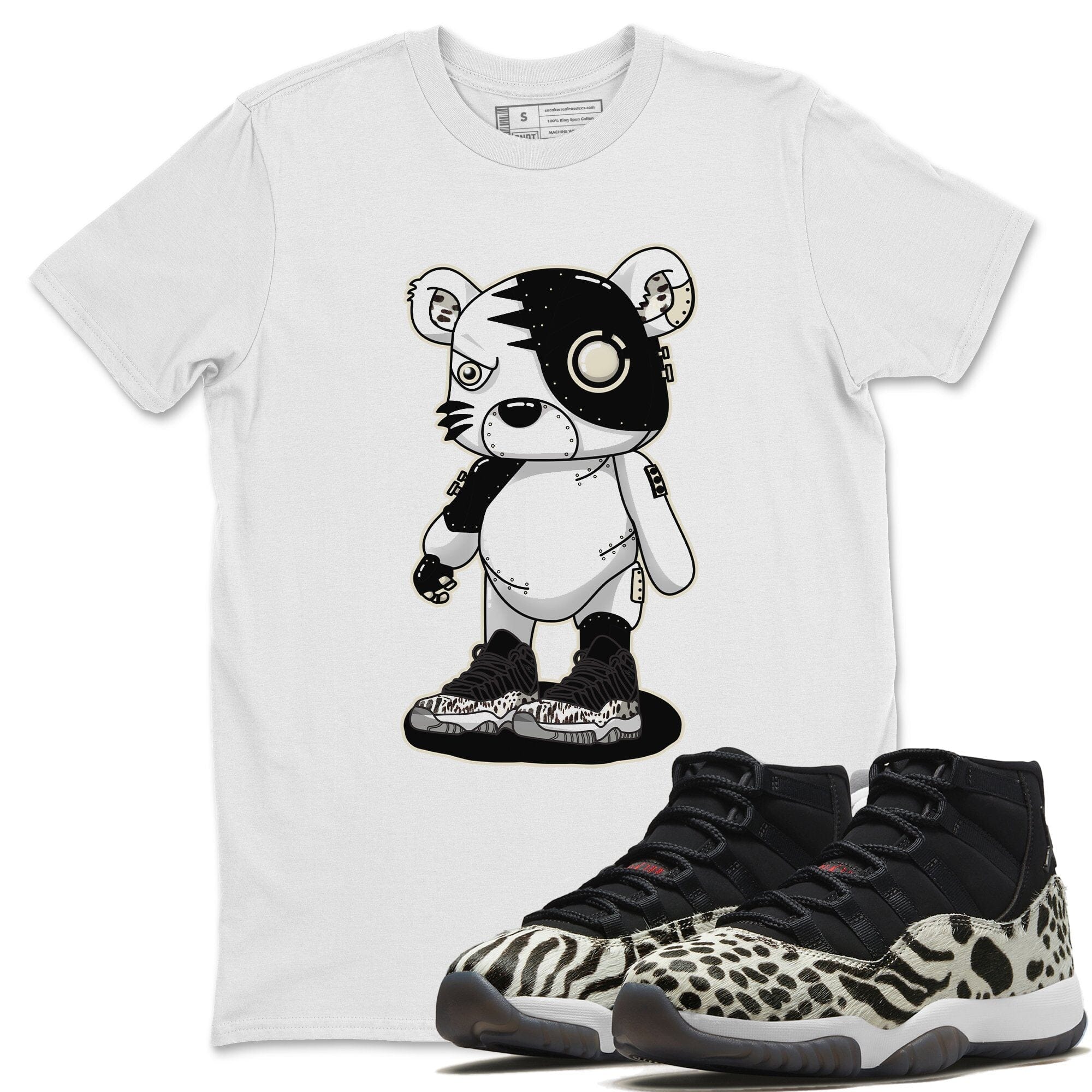 Cyborg Tiger Unisex Tops - Air Jordan 11 Animal Instinct
