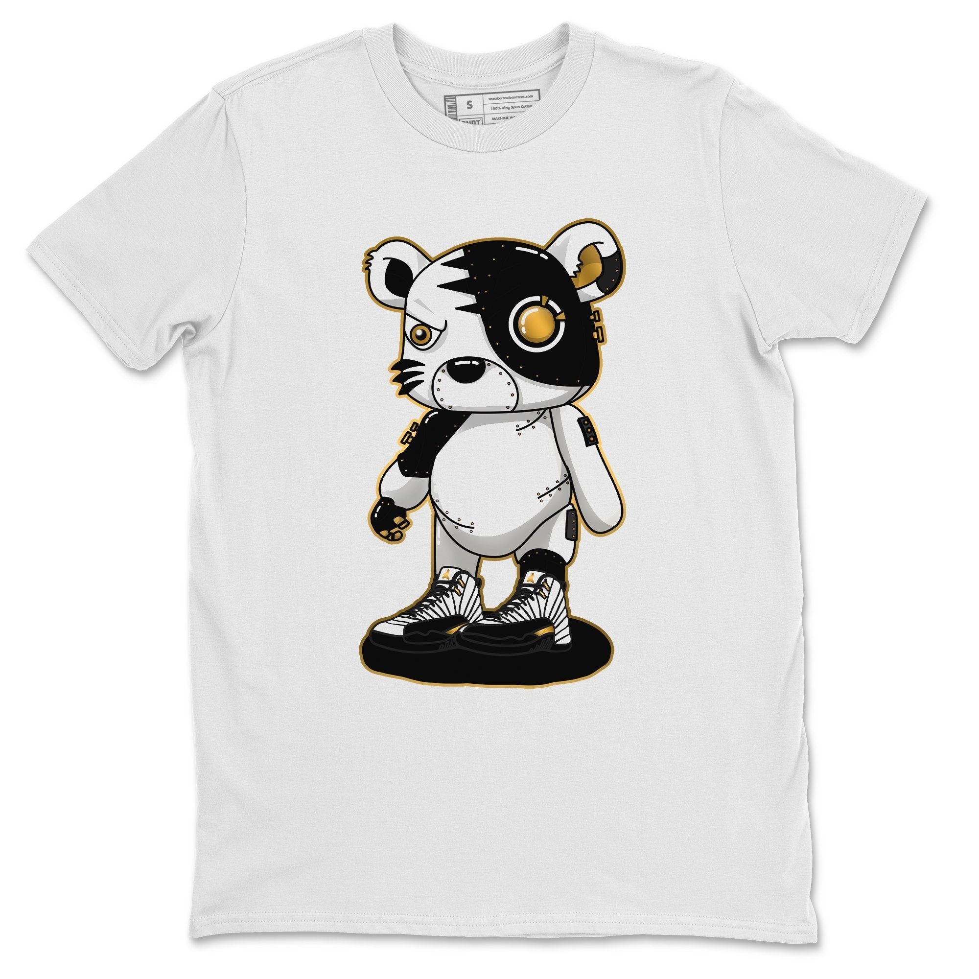 Cyborg Tiger Unisex Tops - Air Jordan 12 Royalty