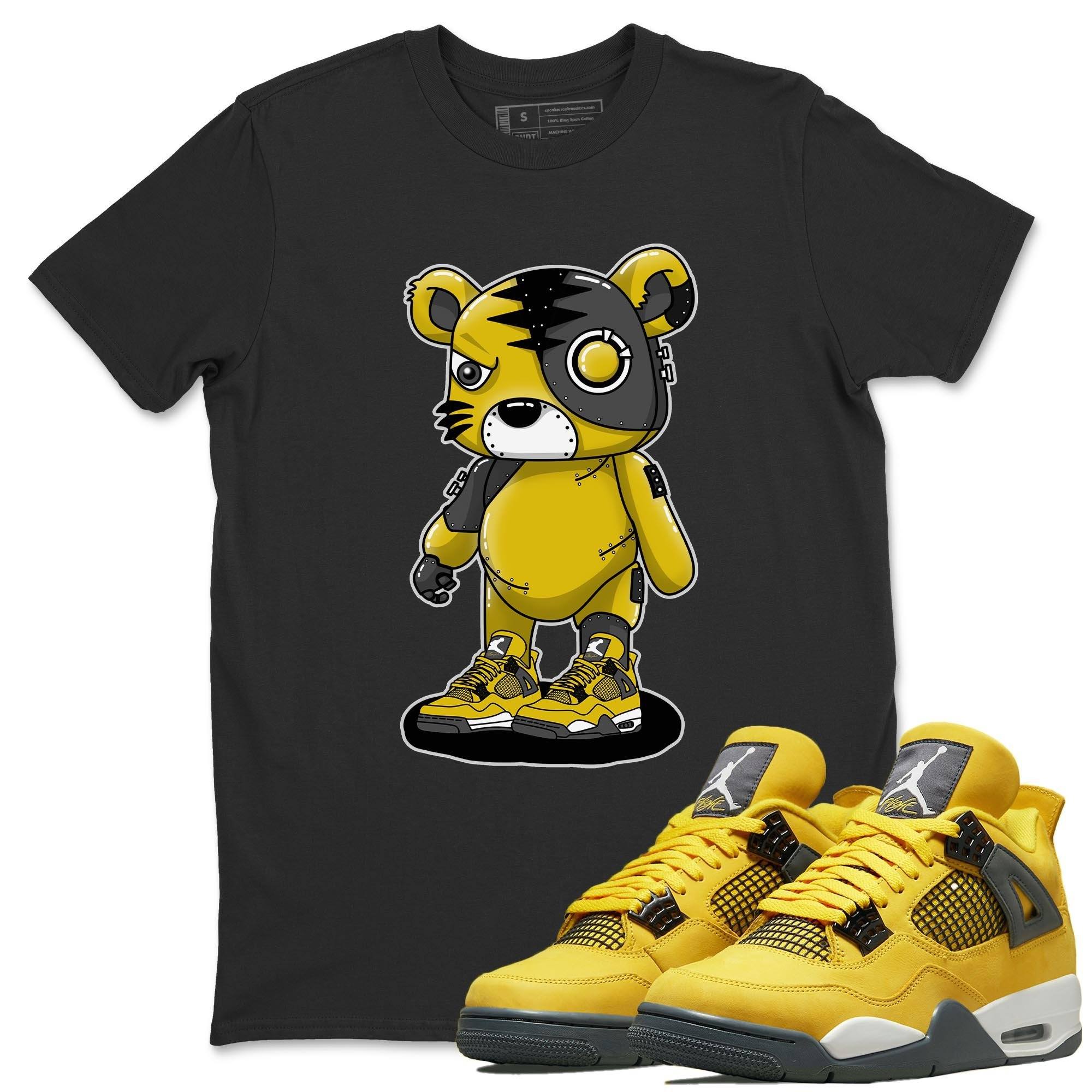 Cyborg Tiger Unisex Tops - Air Jordan 4 Lightning
