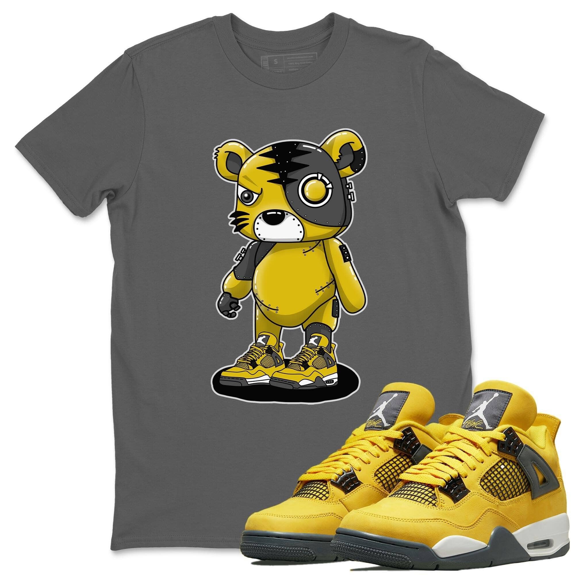 Cyborg Tiger Unisex Tops - Air Jordan 4 Lightning