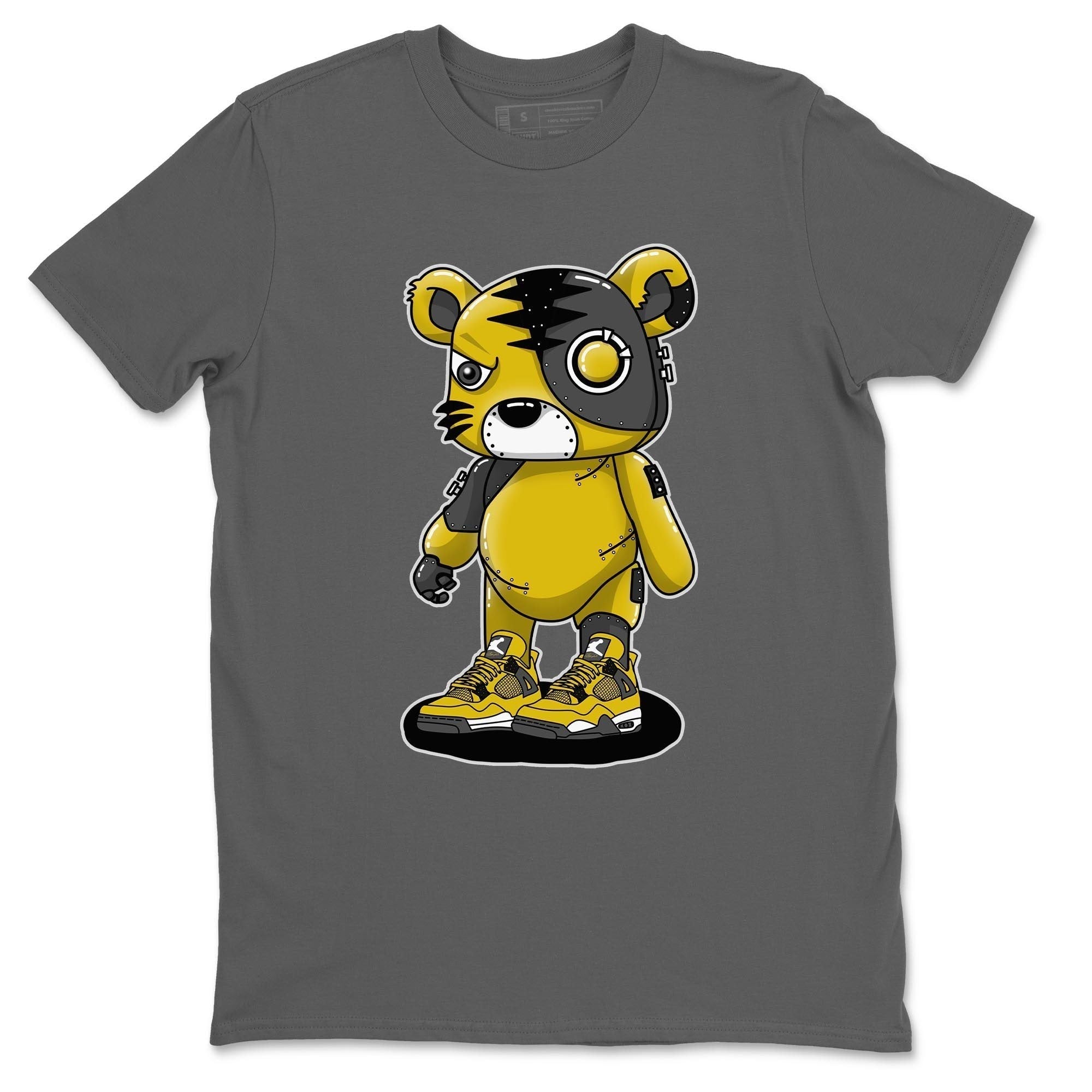 Cyborg Tiger Unisex Tops - Air Jordan 4 Lightning
