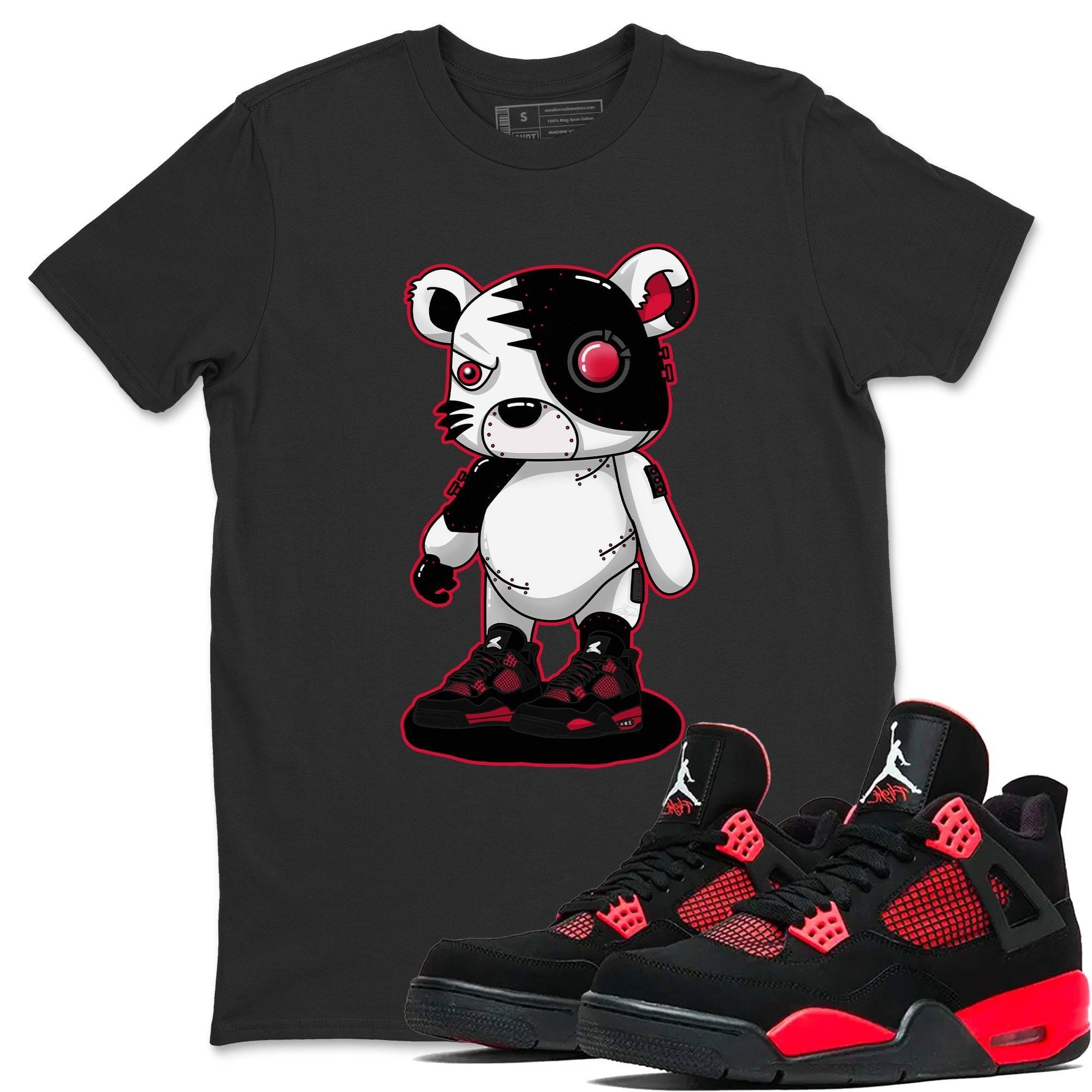 Cyborg Tiger Unisex Tops - Air Jordan 4 Red Thunder