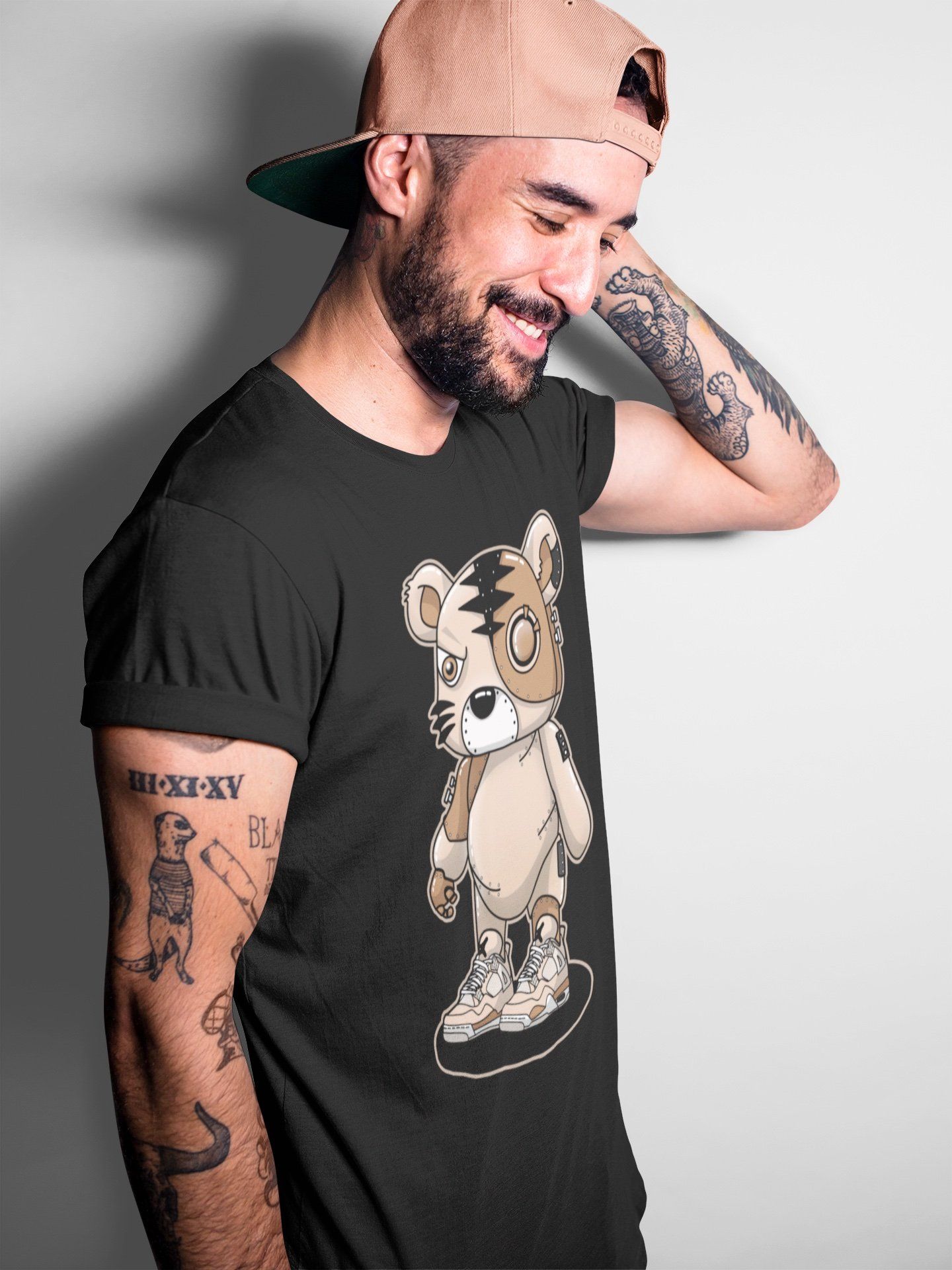 Cyborg Tiger Unisex Tops - Air Jordan 4 Shimmer