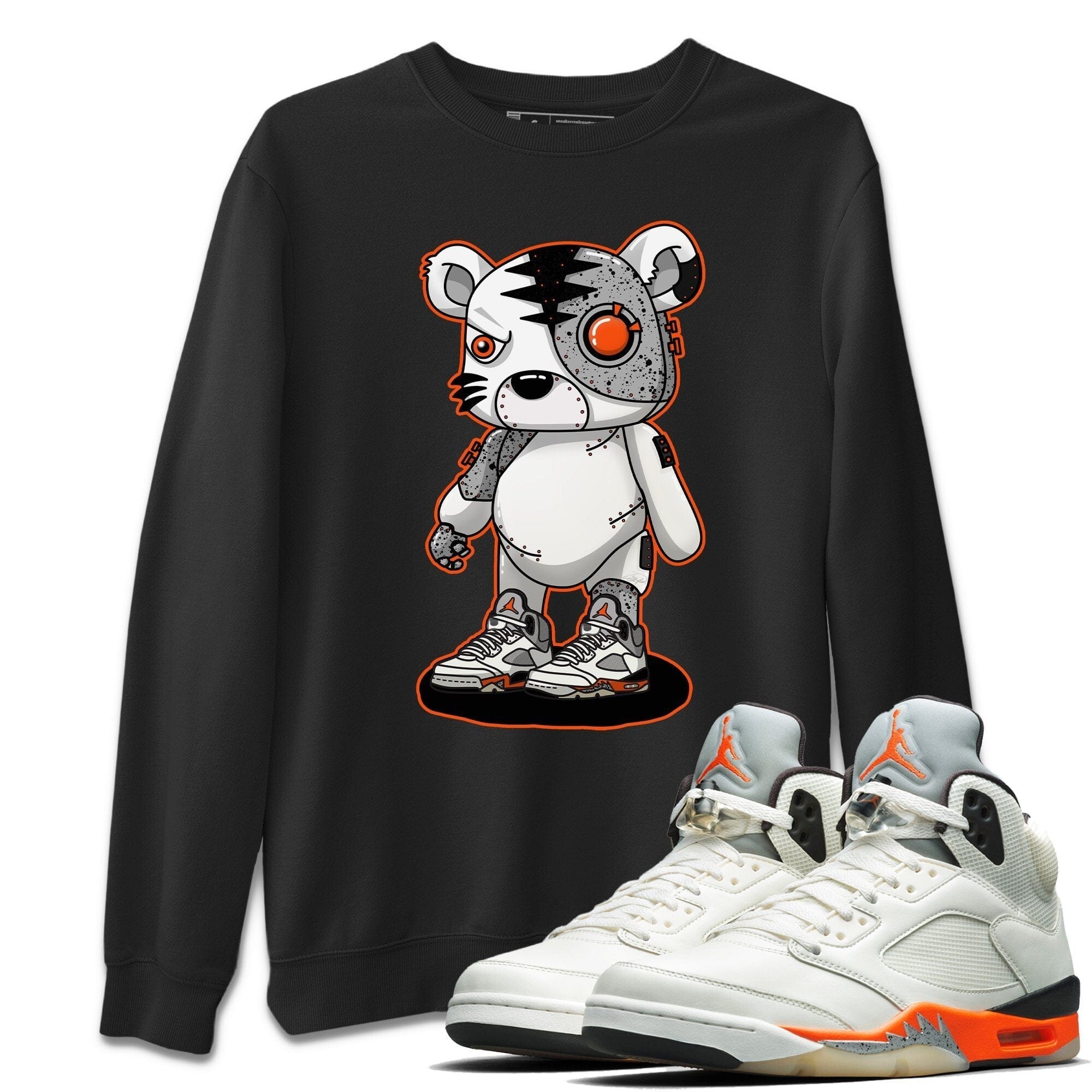 Cyborg Tiger Unisex Tops - Air Jordan 5 Shattered Backboard