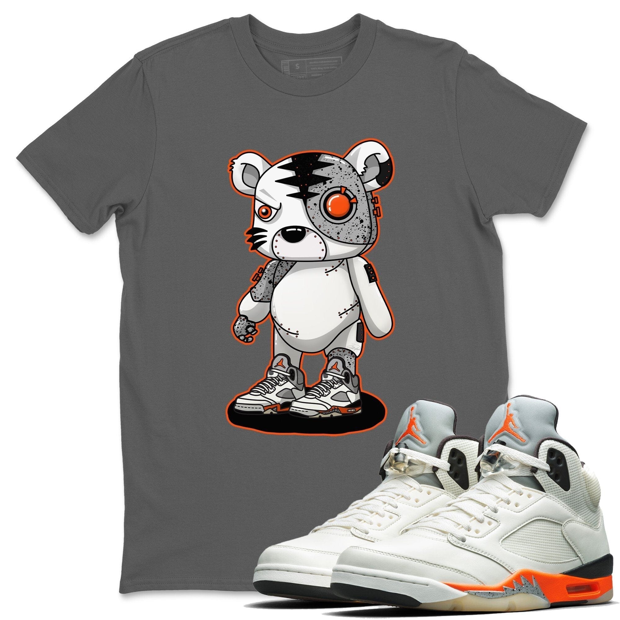 Cyborg Tiger Unisex Tops - Air Jordan 5 Shattered Backboard