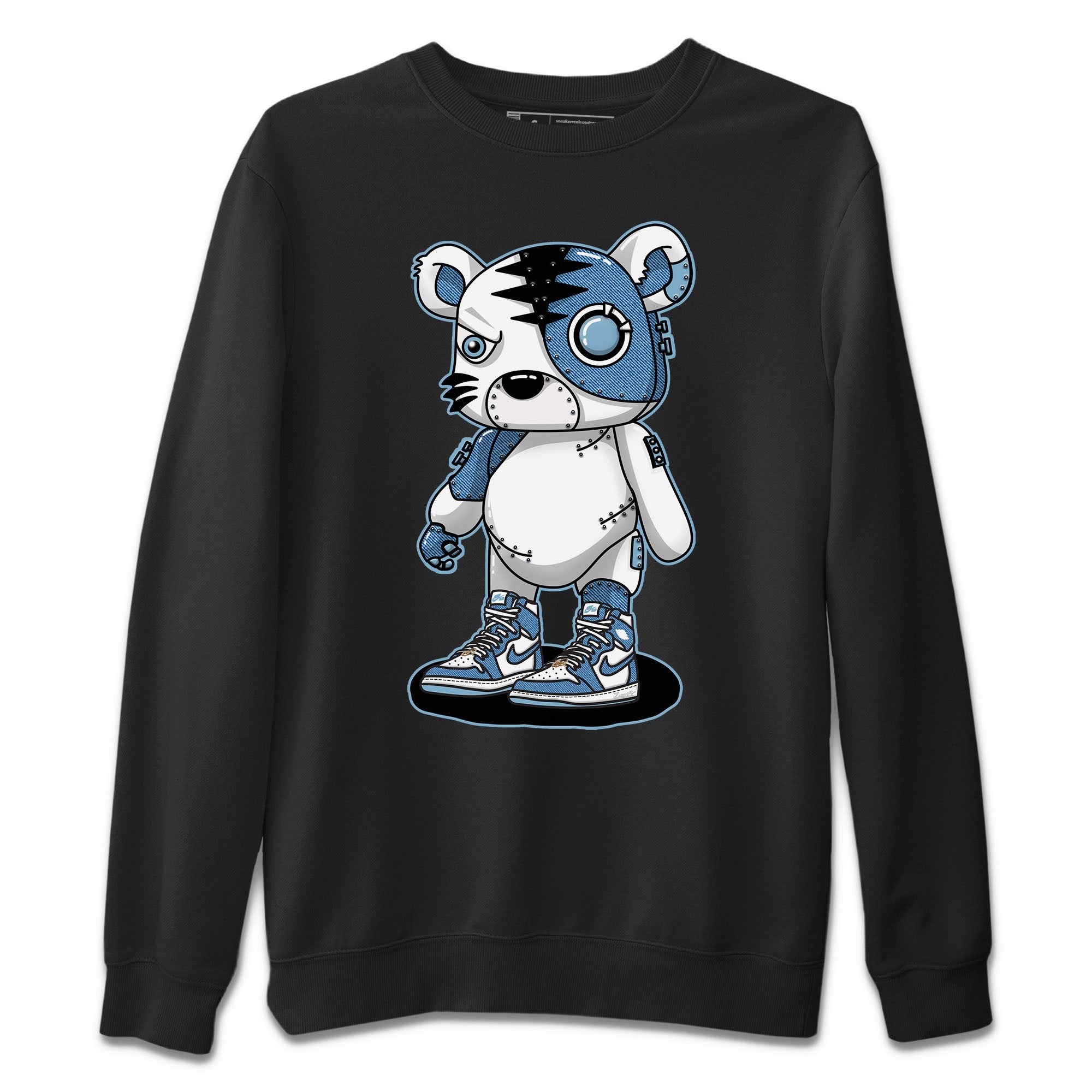Cyborg Tiger Unisex Tops - Air Jordan 1 Denim