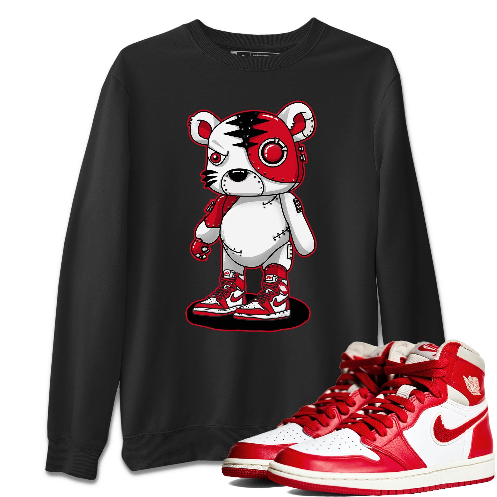 Cyborg Tiger Unisex Tops - Air Jordan 1 Newstalgia
