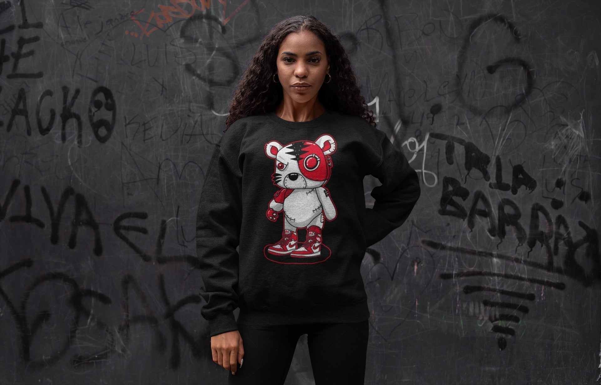 Cyborg Tiger Unisex Tops - Air Jordan 1 Newstalgia