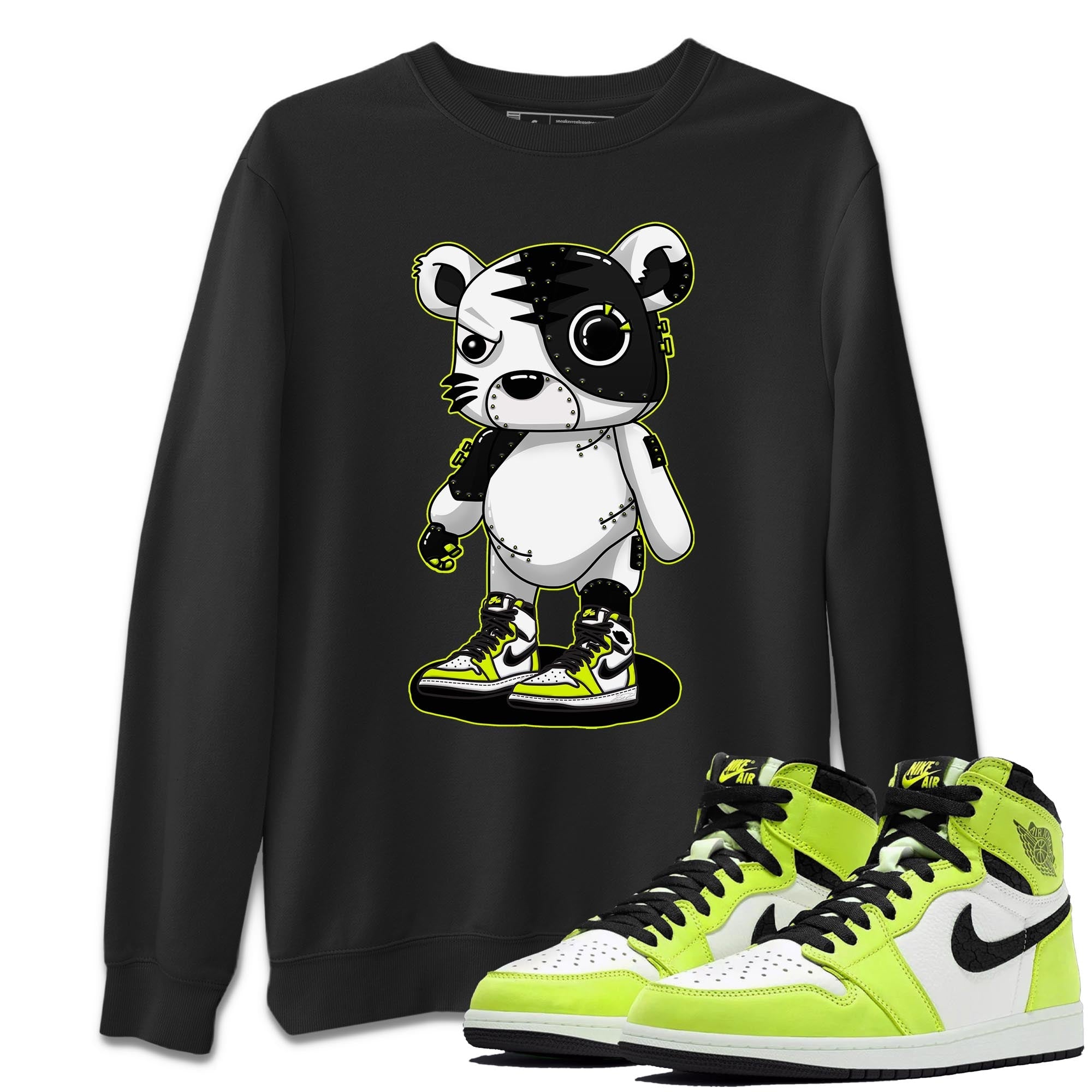 Cyborg Tiger Unisex Tops - Air Jordan 1 Visionaire