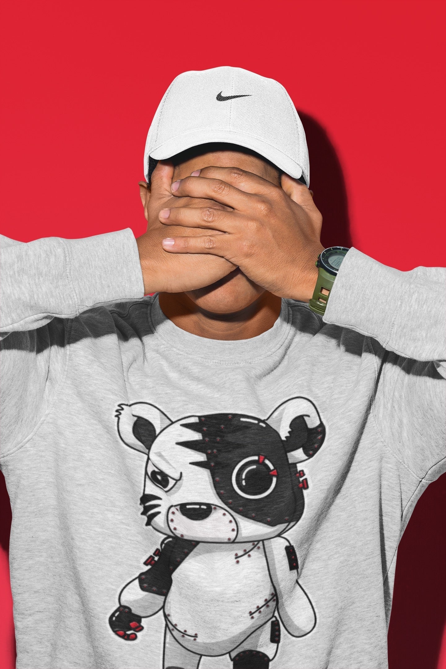 Cyborg Tiger Unisex Tops - Air Jordan 12 Playoffs