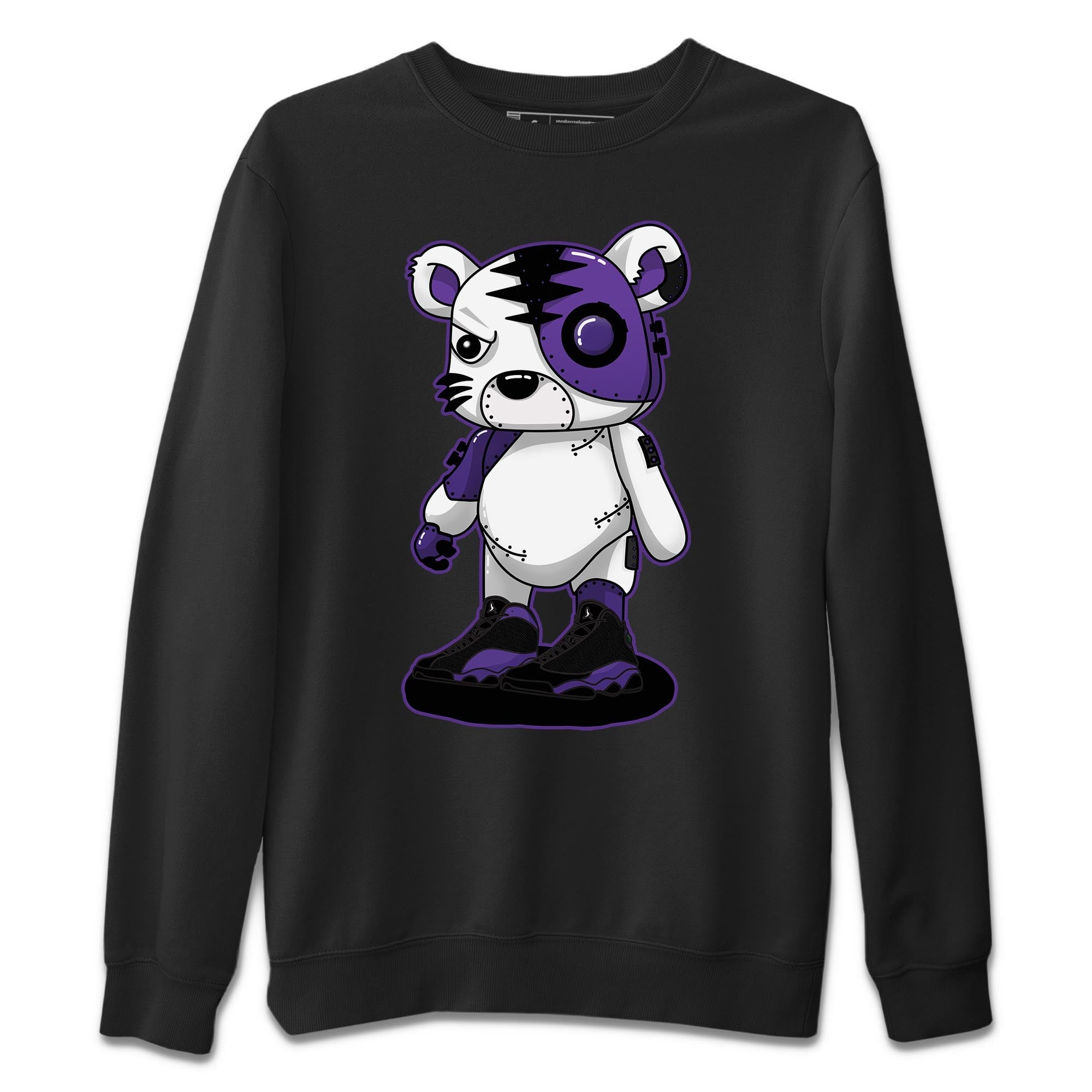 Cyborg Tiger Unisex Tops - Air Jordan 13 Court Purple