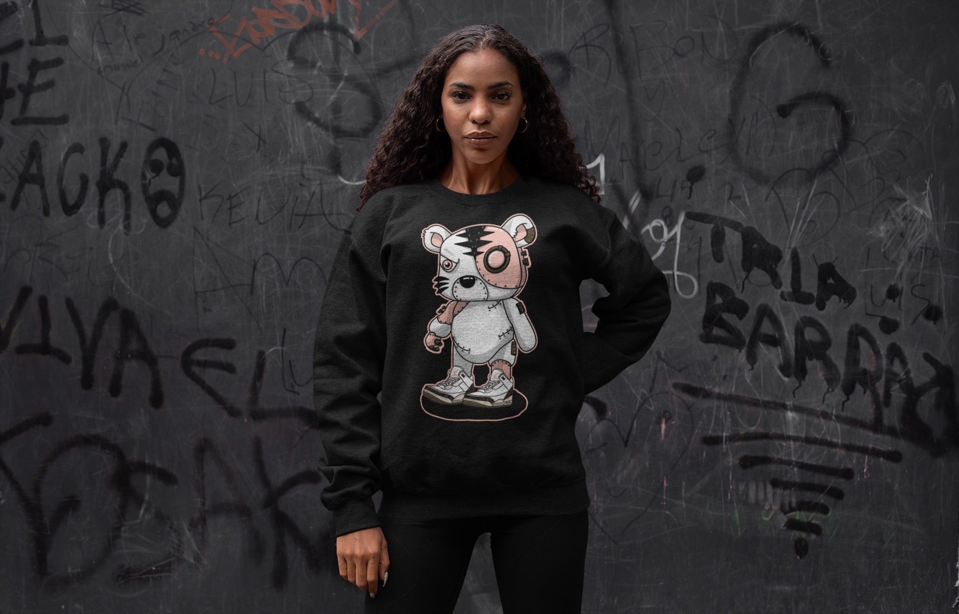 Cyborg Tiger Unisex Tops - Air Jordan 3 Atmosphere