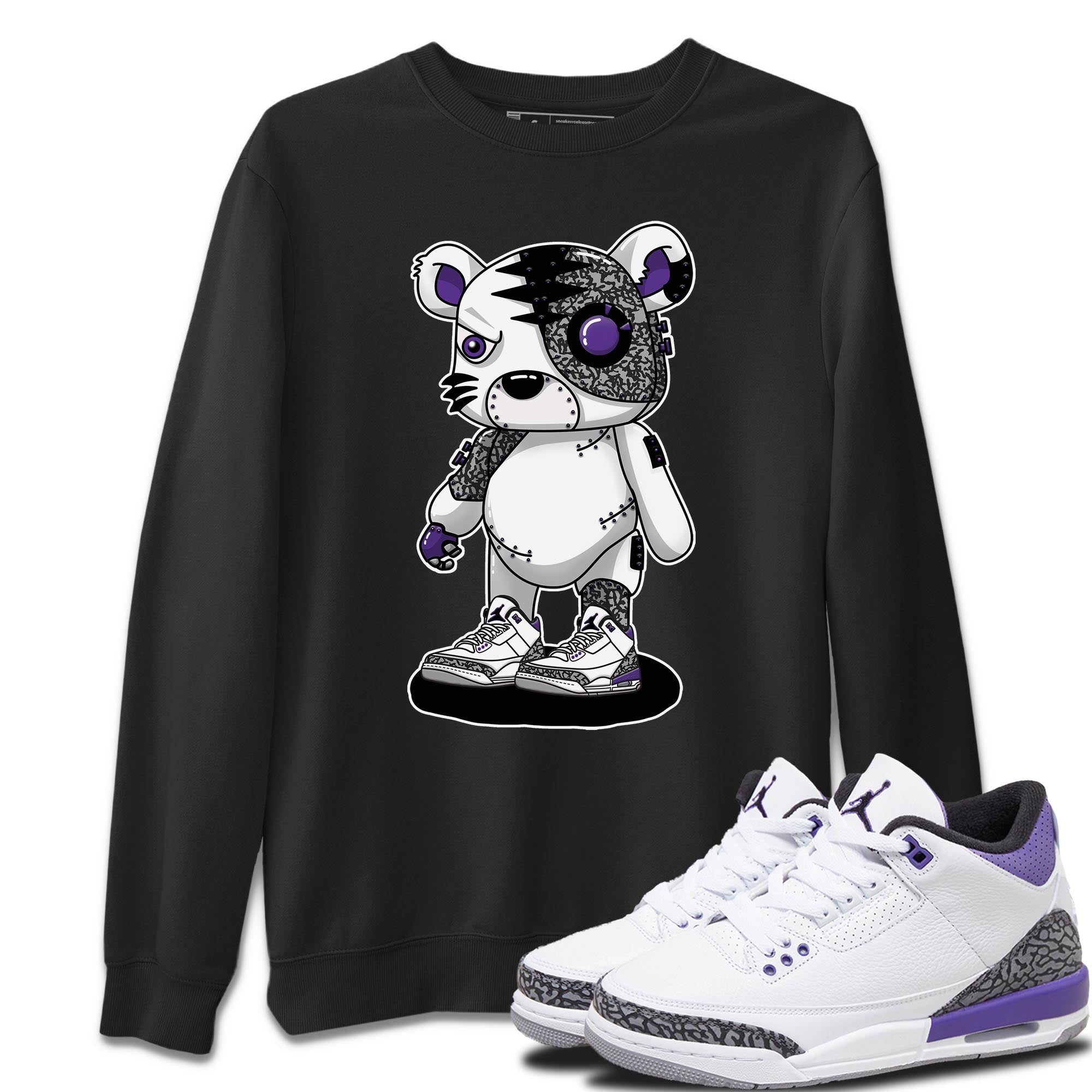 Cyborg Tiger Unisex Tops - Air Jordan 3 Dark Iris