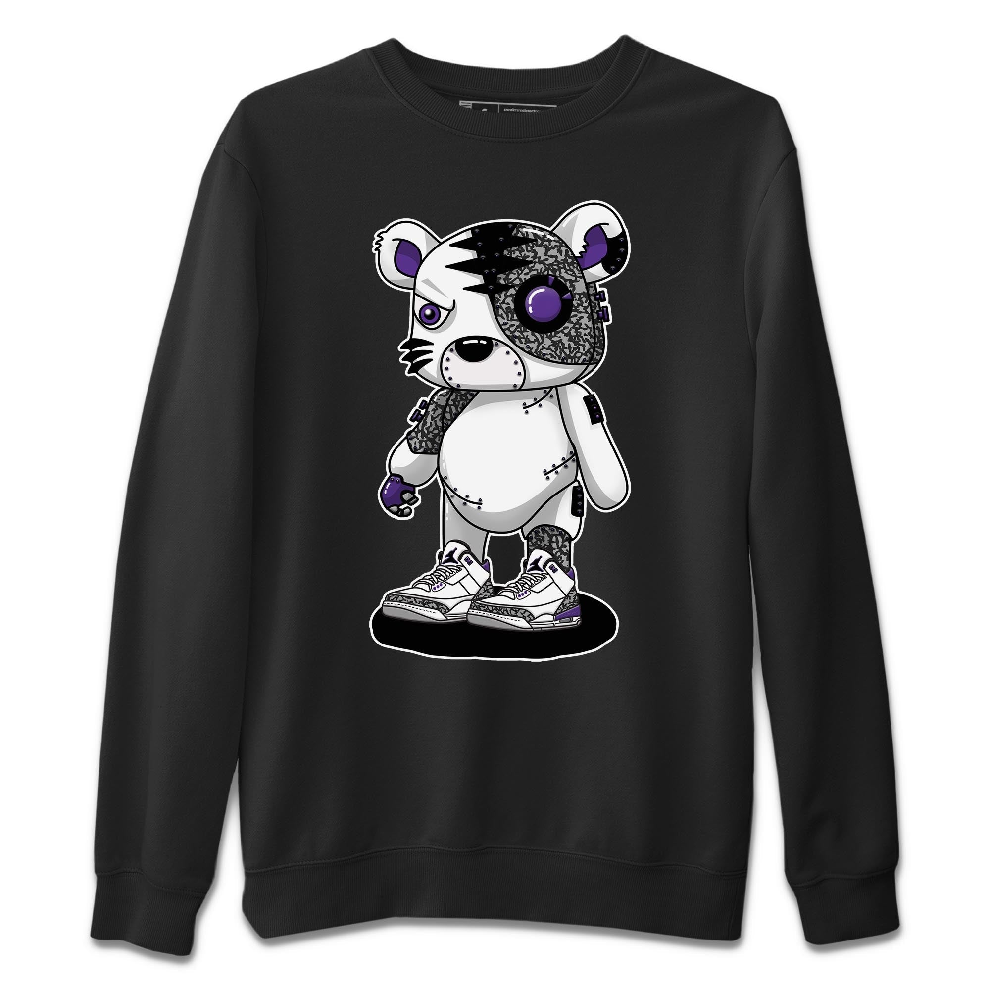 Cyborg Tiger Unisex Tops - Air Jordan 3 Dark Iris