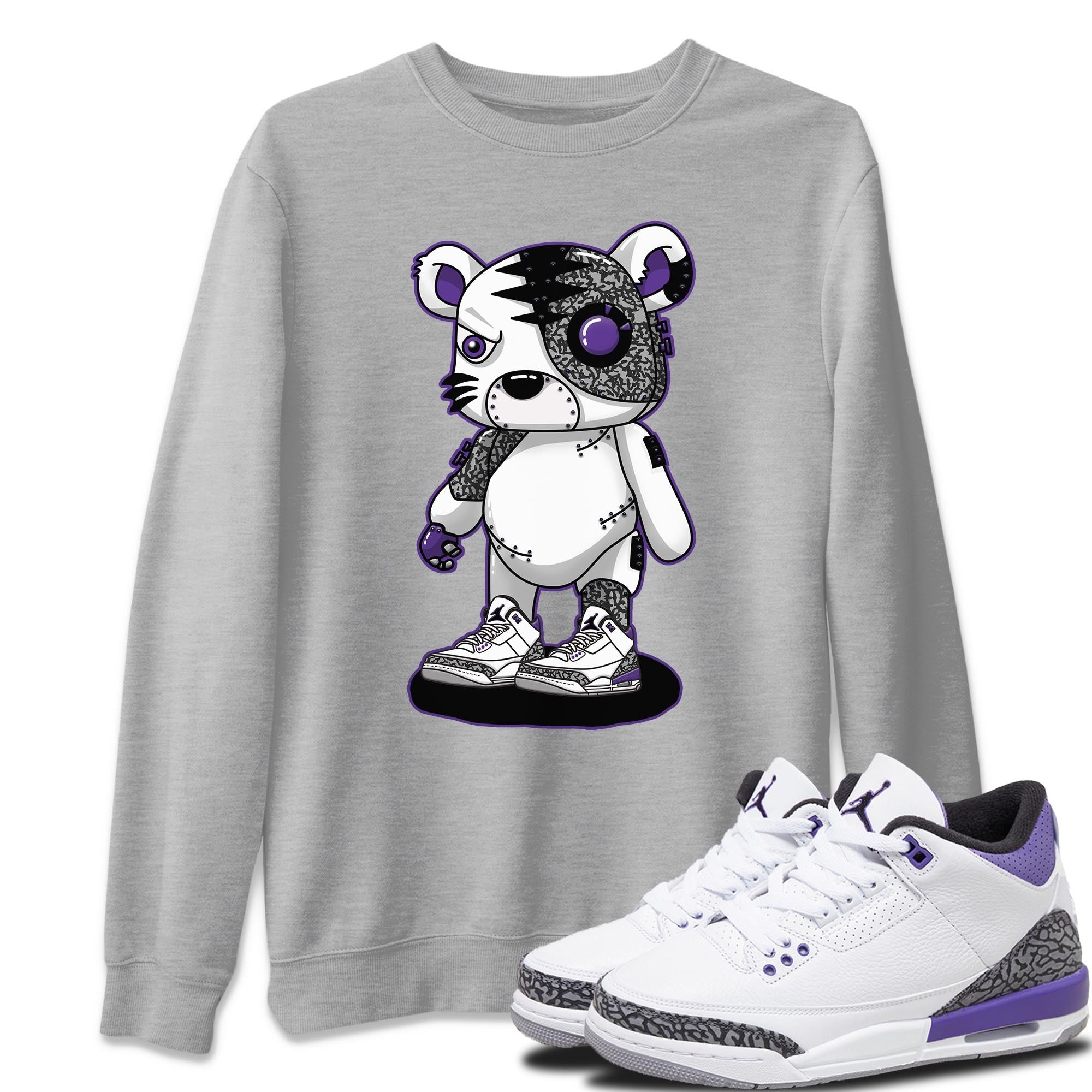 Cyborg Tiger Unisex Tops - Air Jordan 3 Dark Iris