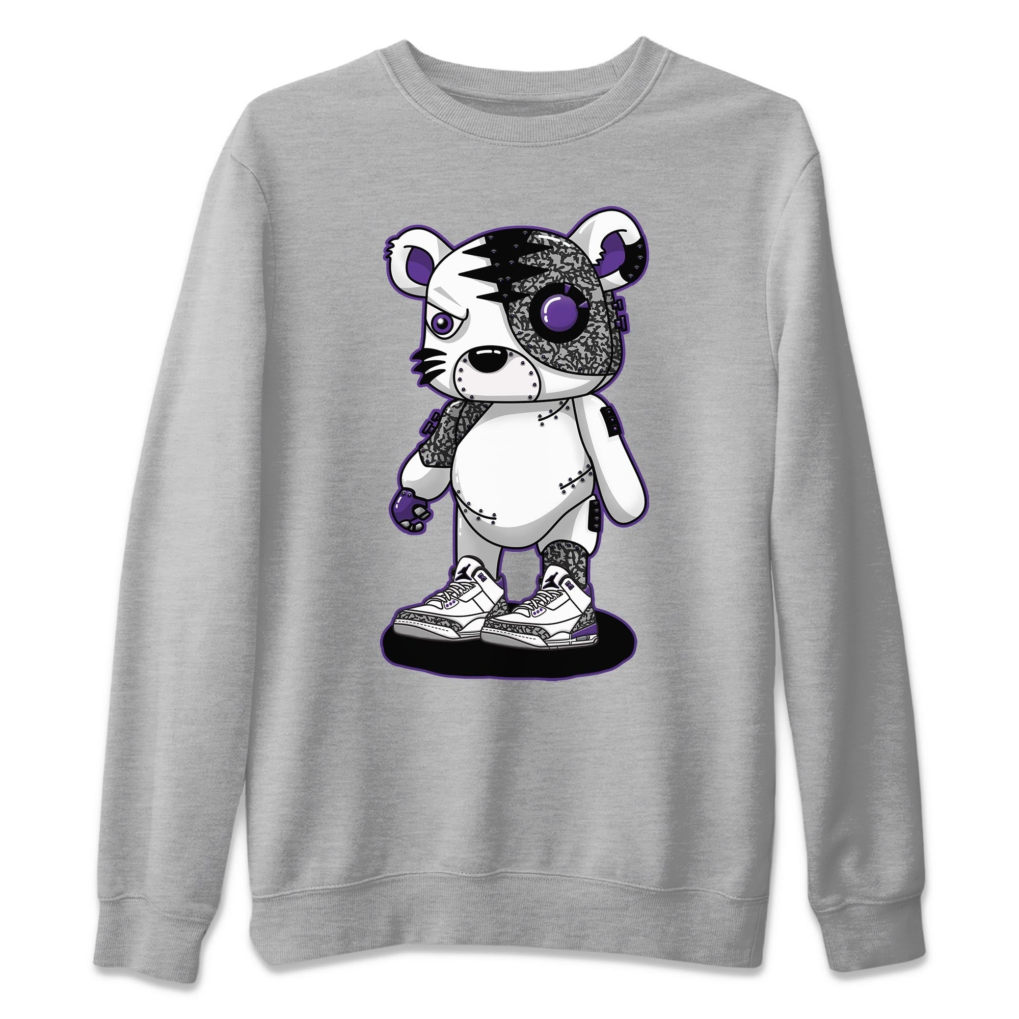 Cyborg Tiger Unisex Tops - Air Jordan 3 Dark Iris